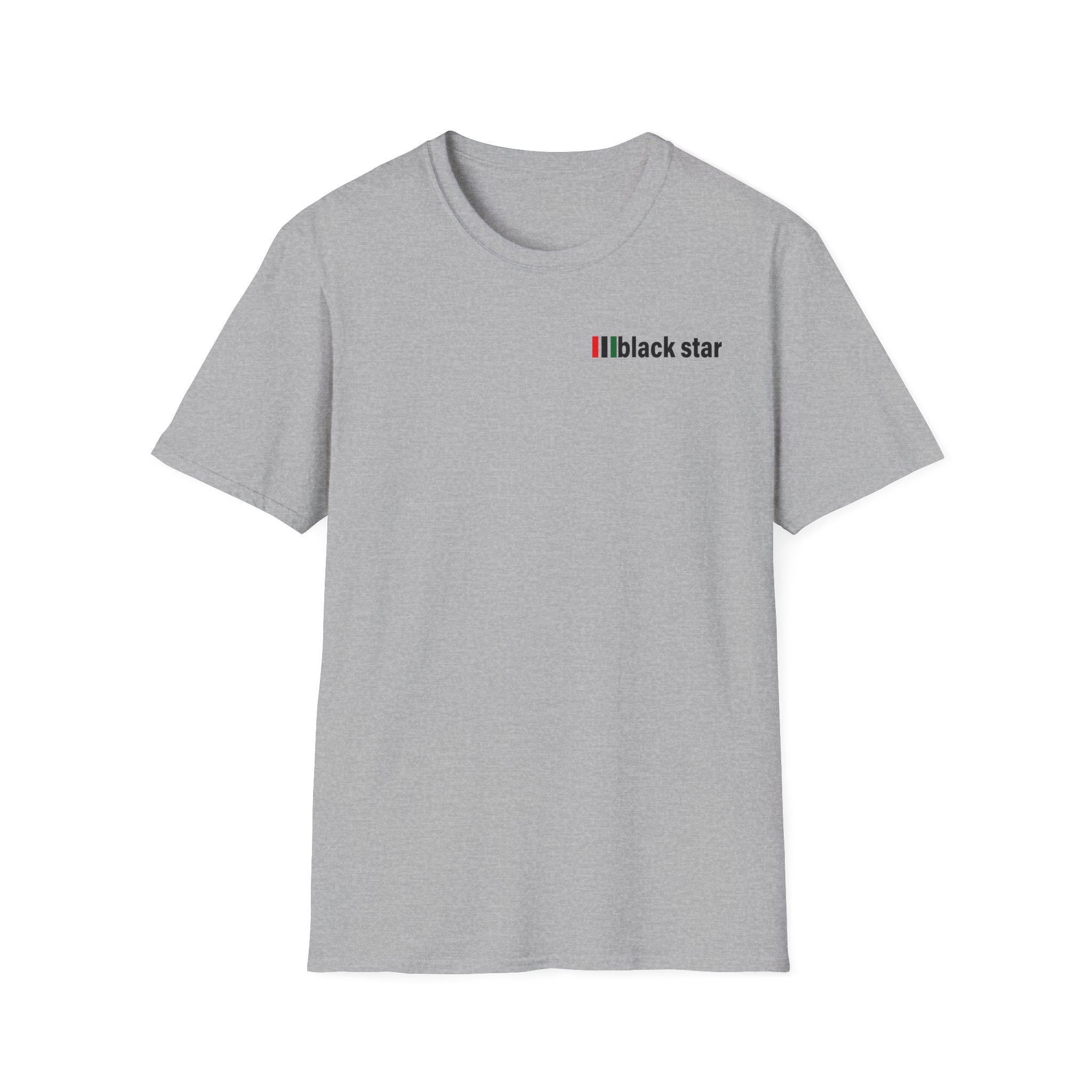 Black Star Logo Unisex Softstyle T-Shirt