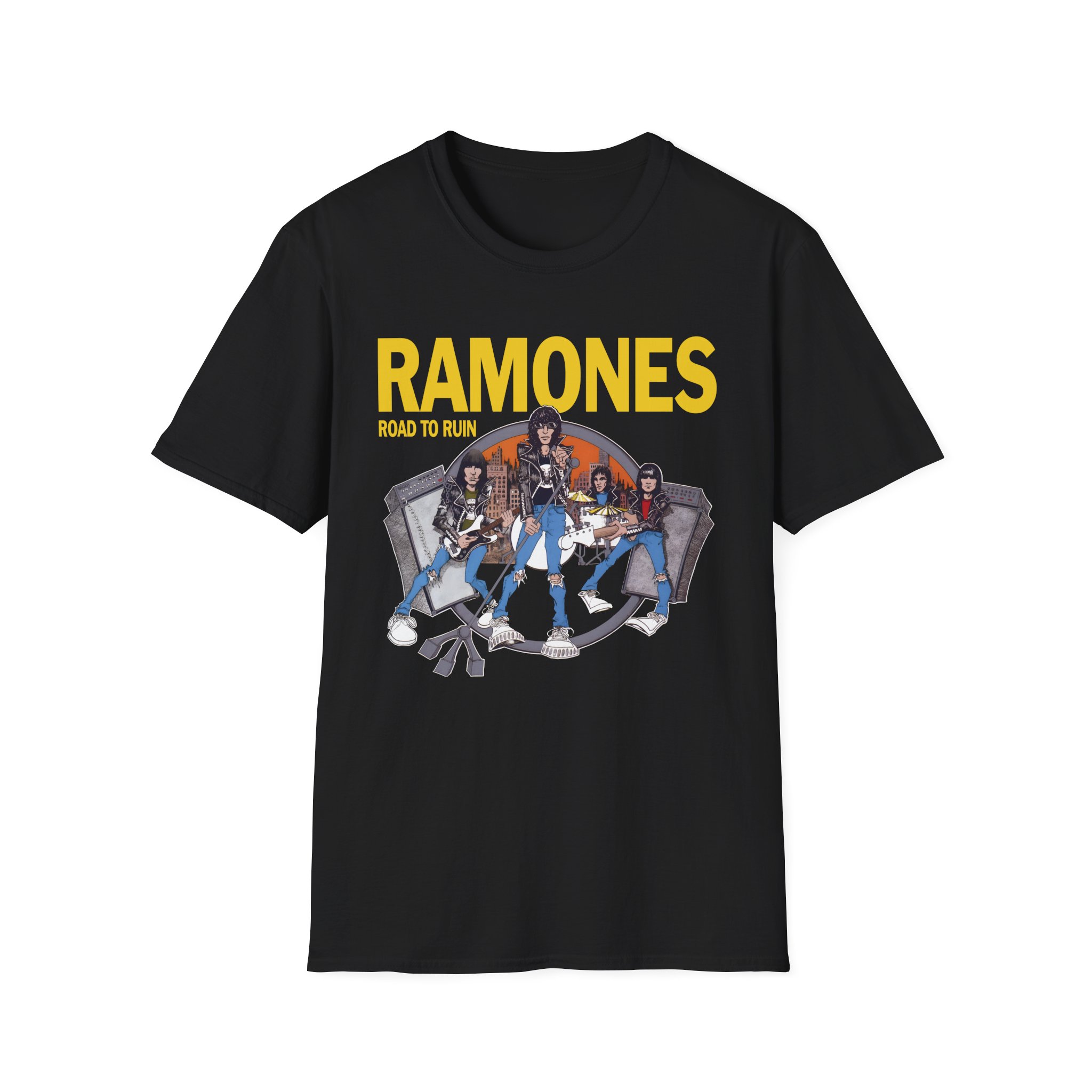 Ramones Ramones I Wanna Be Sedated Unisex Softstyle T-Shirt