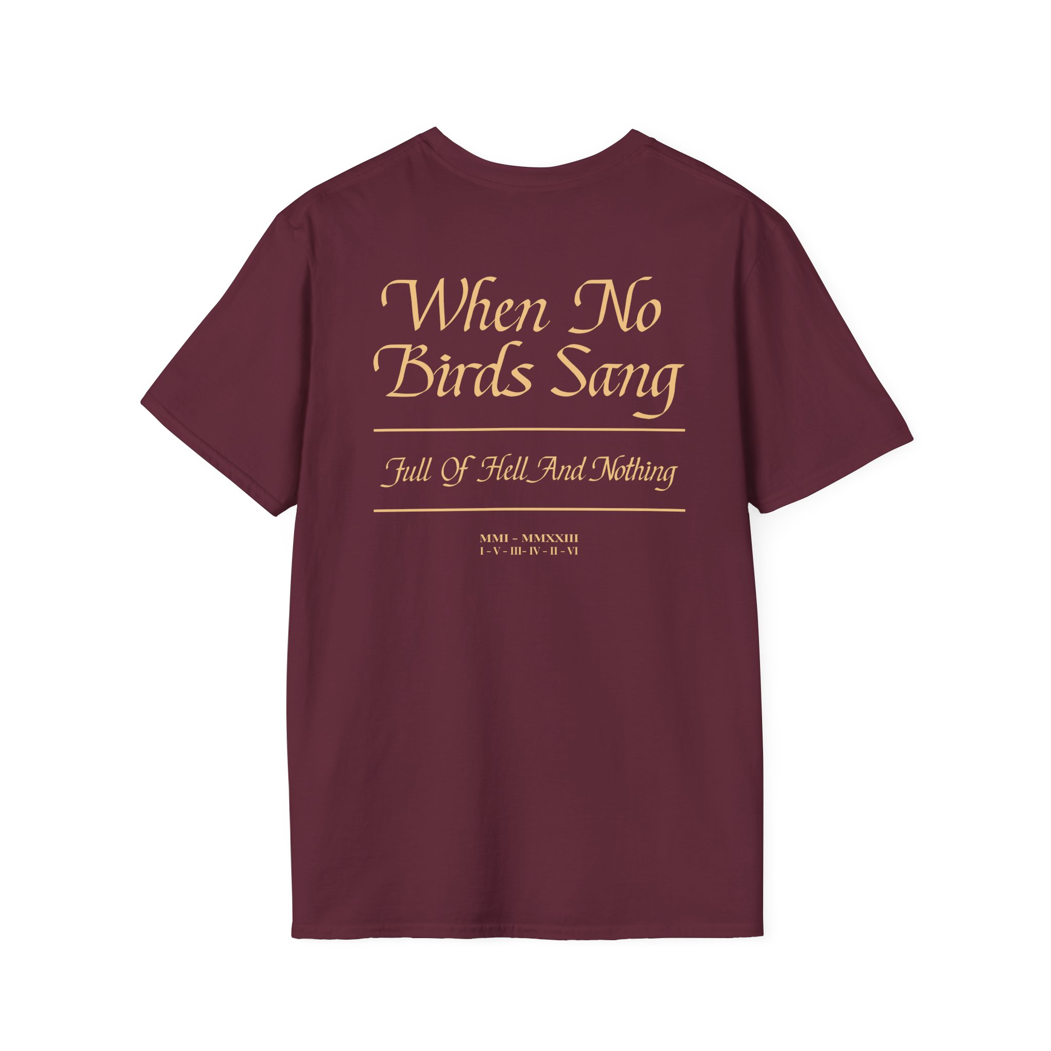 Full of Hell and Nothing Bird Unisex Softstyle T-Shirt