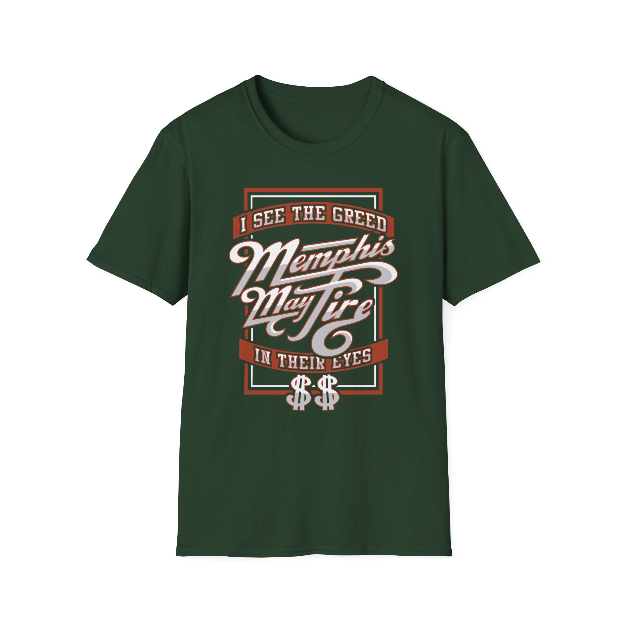 Memphis May Fire Greed Unisex Softstyle T-Shirt