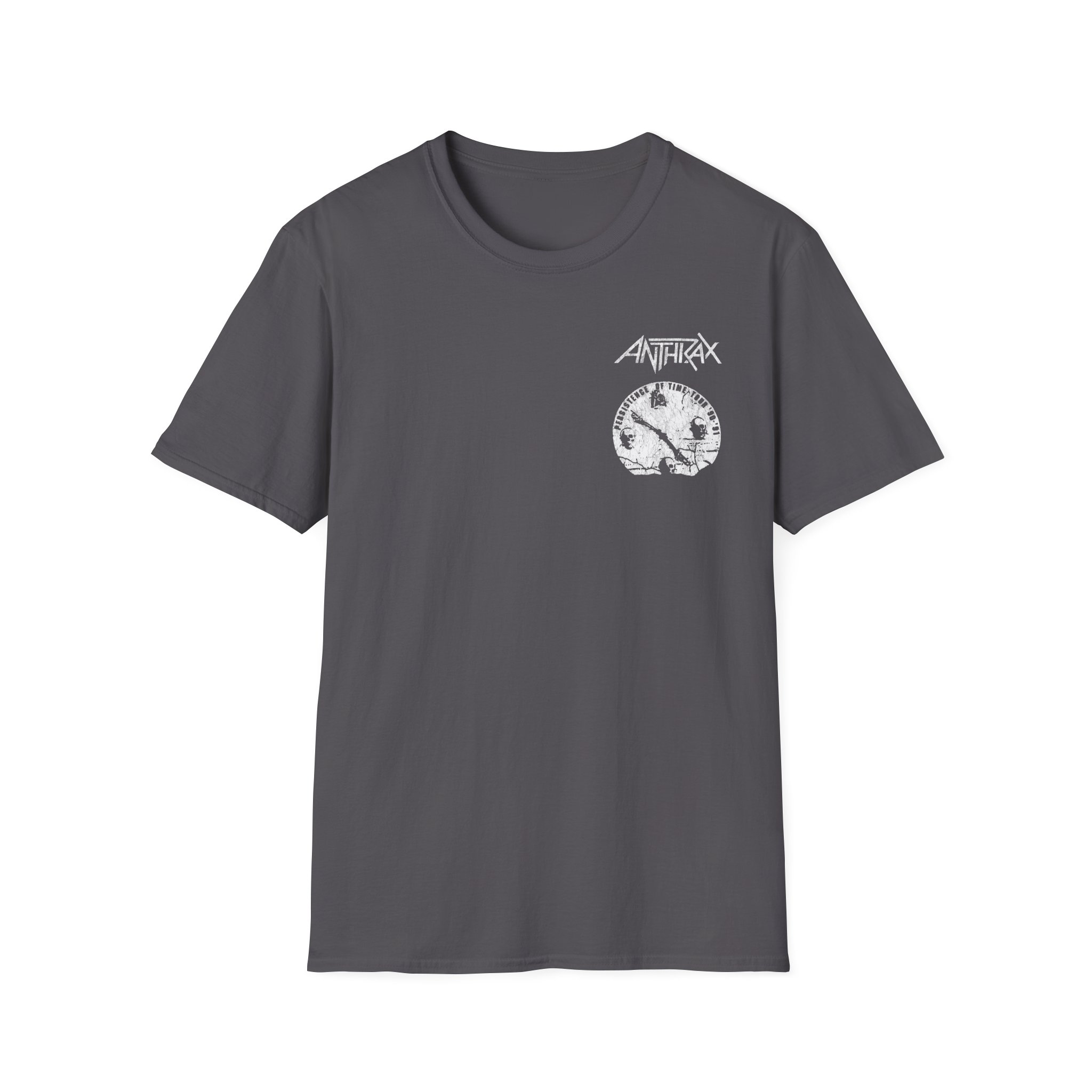 Anthrax Broken Clock Unisex Softstyle T-Shirt