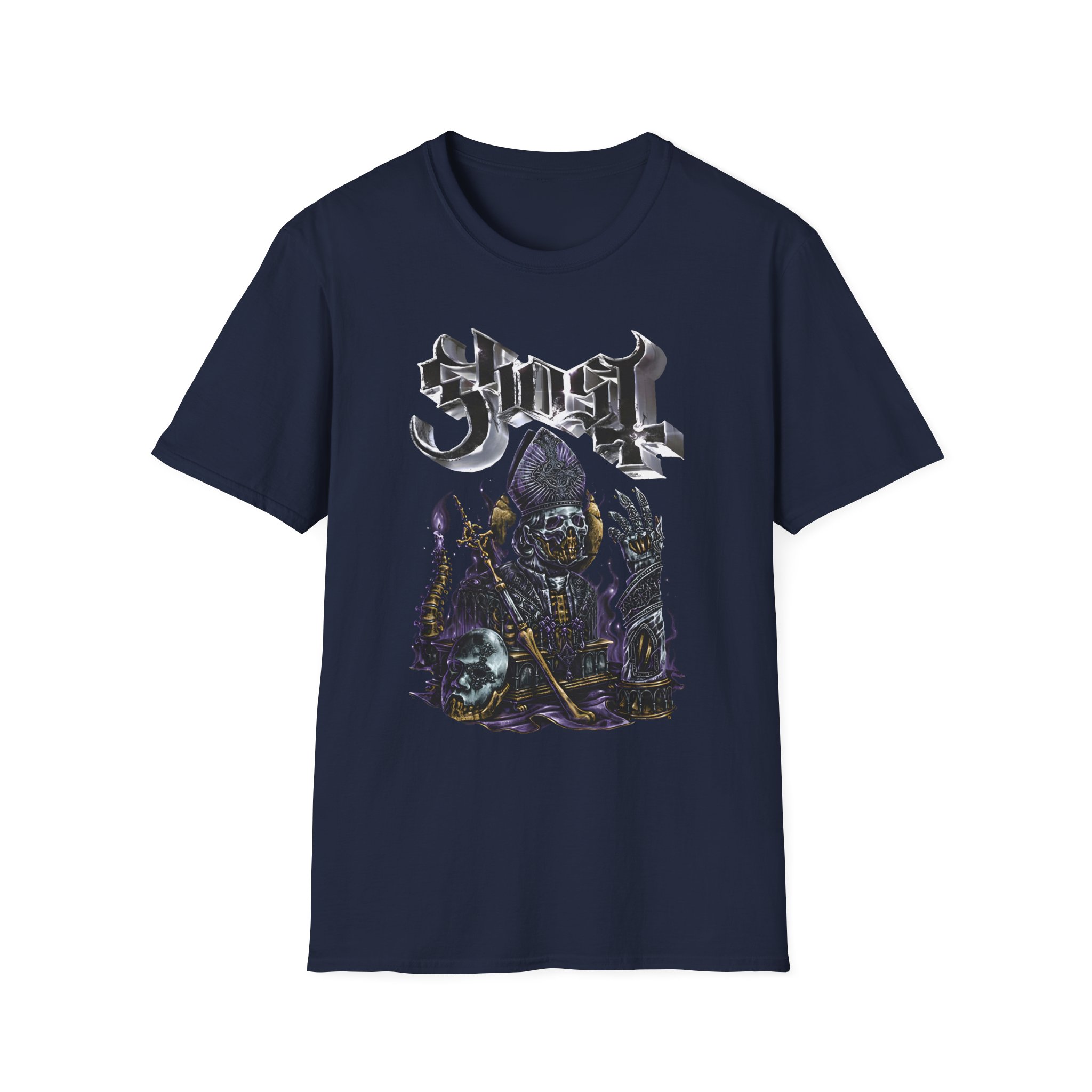 Ghost Band In Perpetua Unisex Softstyle T-Shirt