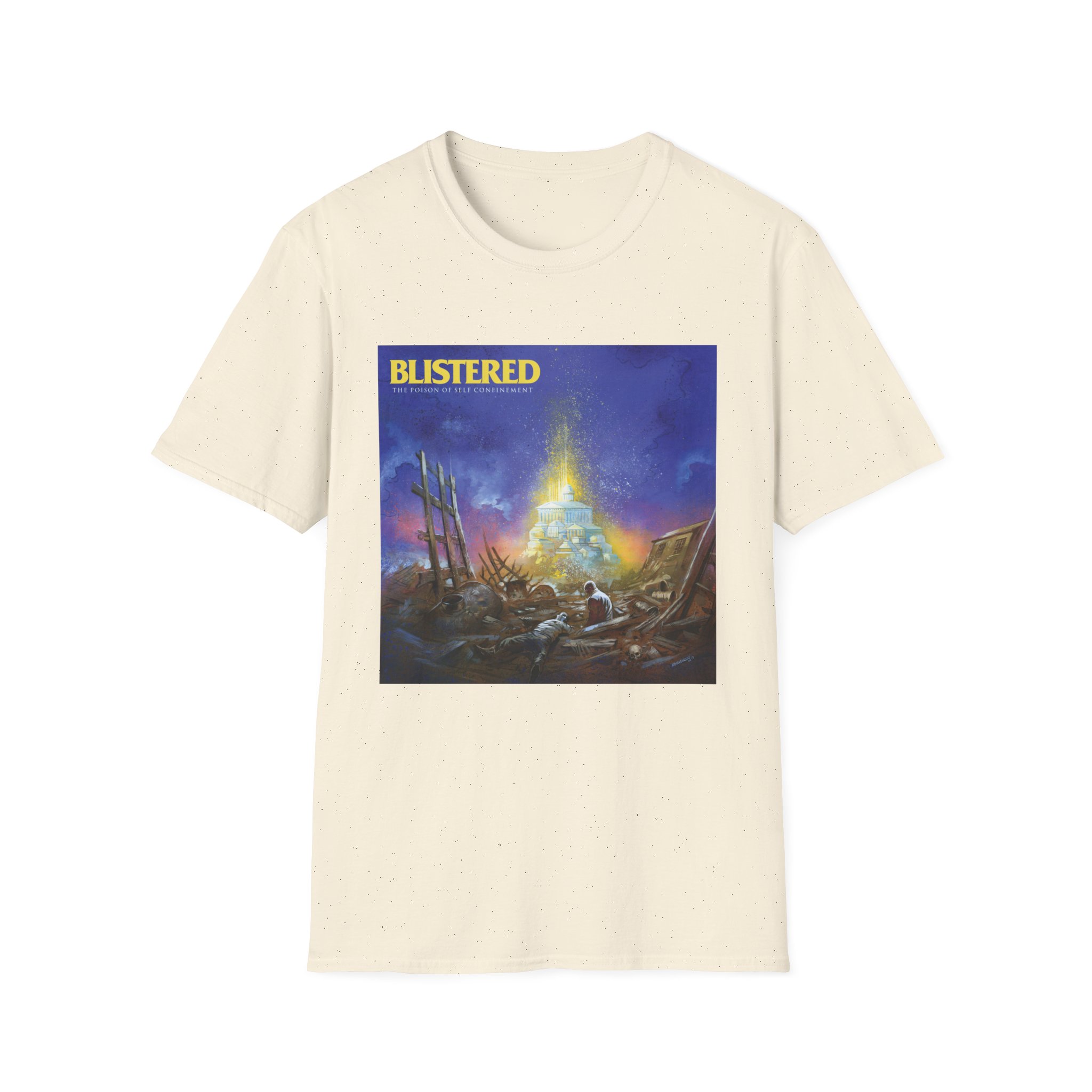 Blistered Self Confinement Unisex Softstyle T-Shirt