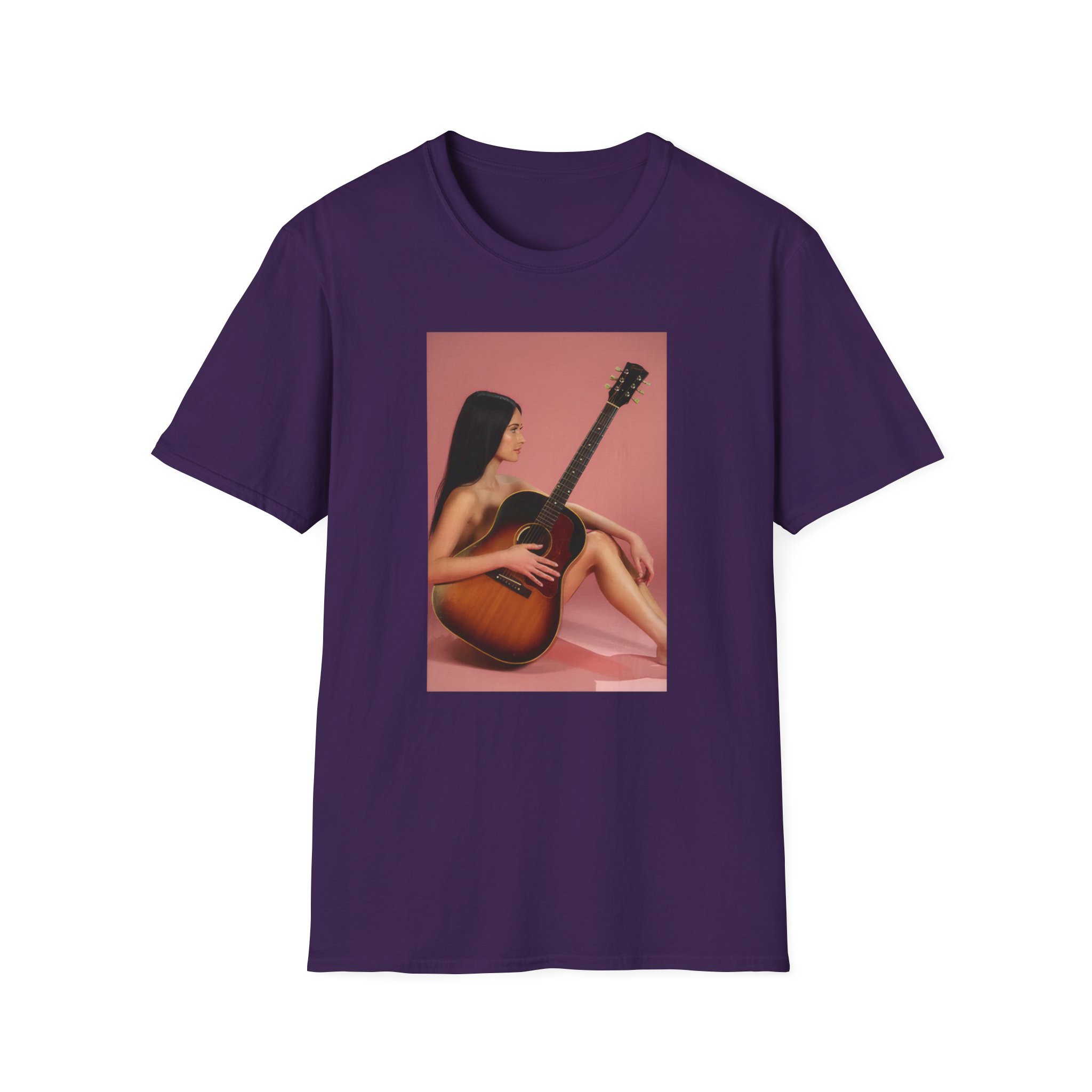 Kacey Musgraves Guitar Photo Unisex Softstyle T-Shirt