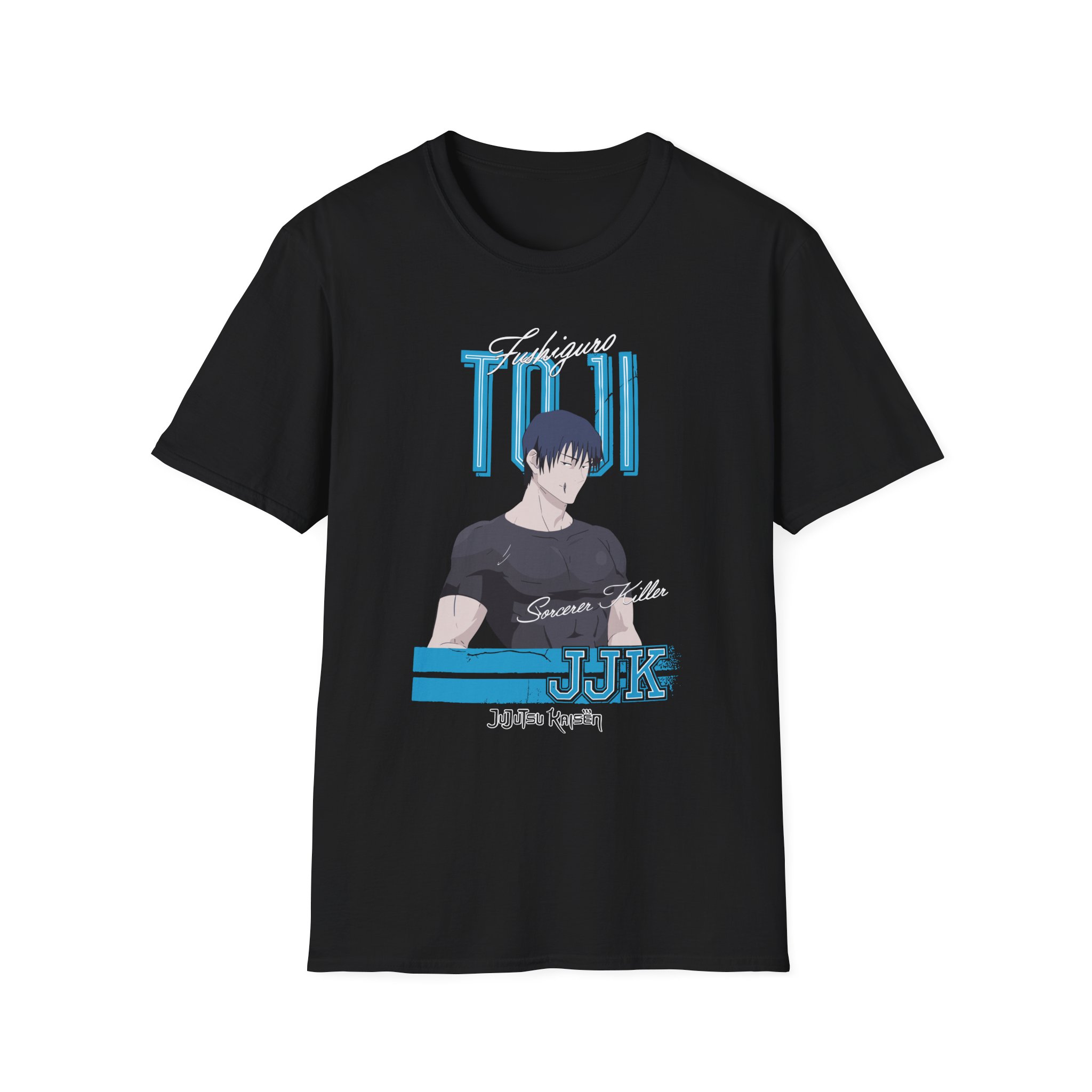 Jujutsu Kaisen Toji Fushiguro Bold Boyfriend Unisex Softstyle T-Shirt