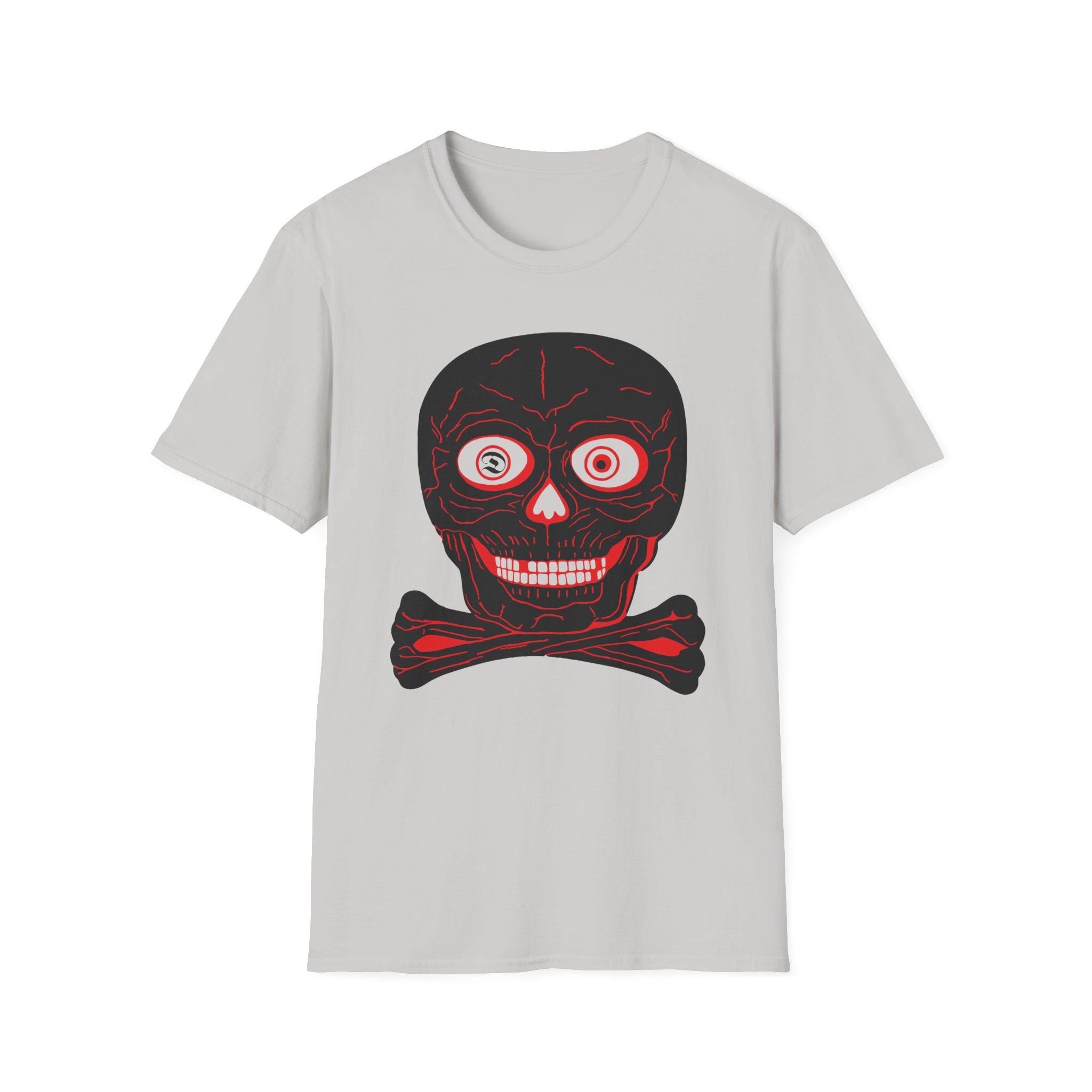 Deathwish Charred Skull unisex softstyle t-shirt