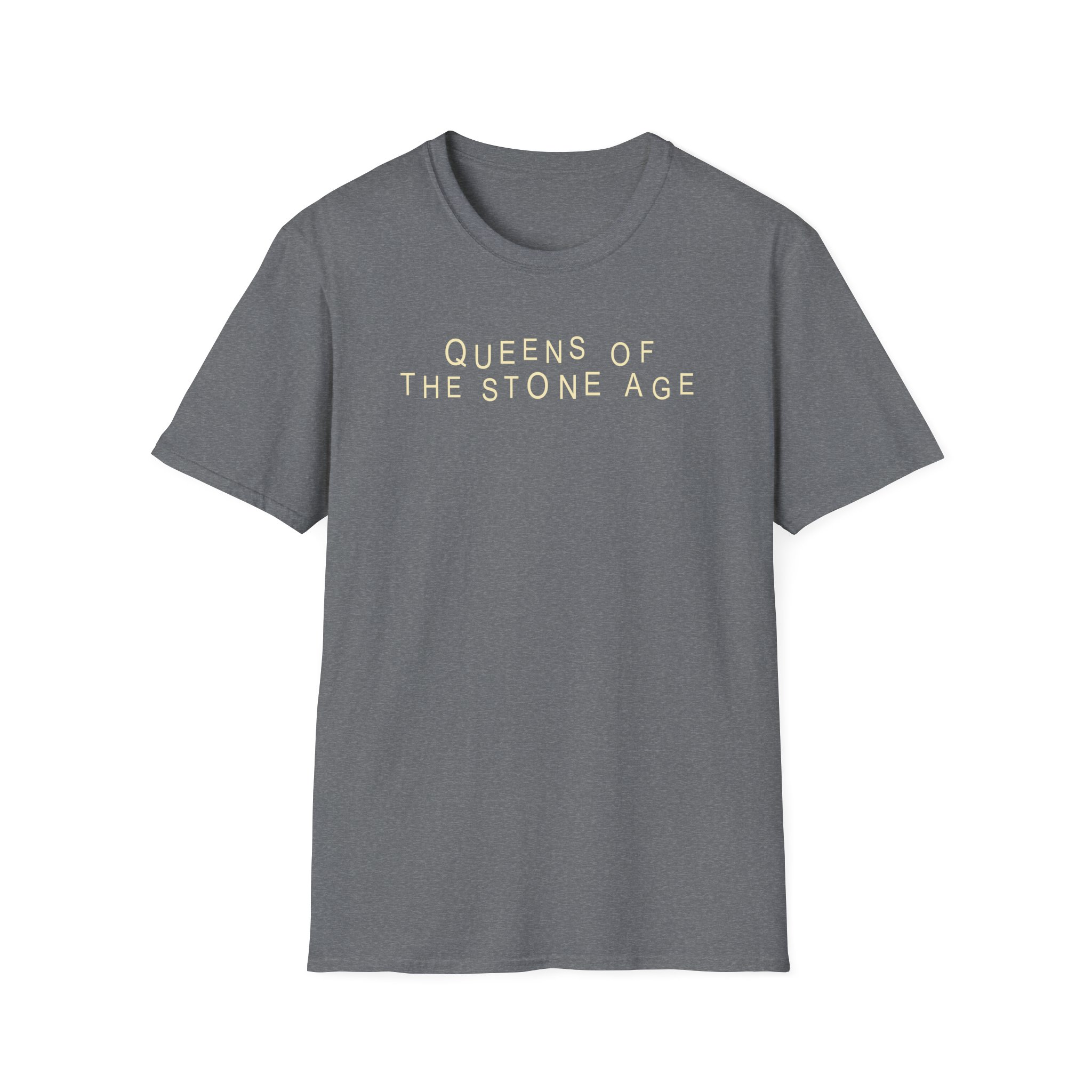 Queens of the Stone Age in Times New Roman Snake Unisex Softstyle T-Shirt