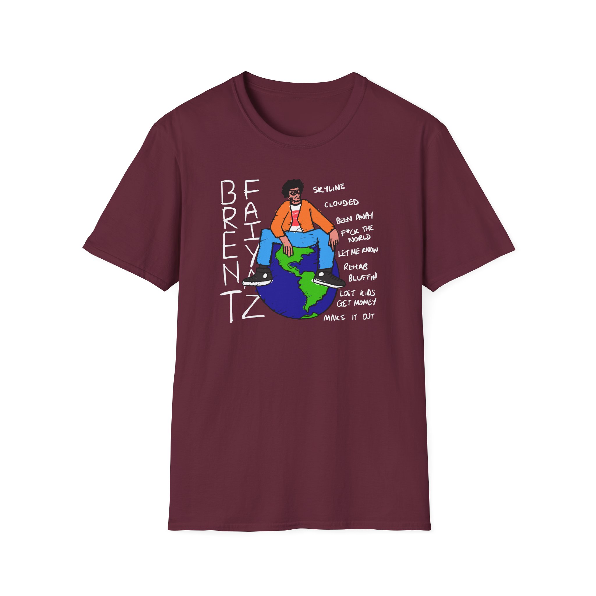 Brent Faiyaz Sketchbook Unisex Softstyle T-Shirt