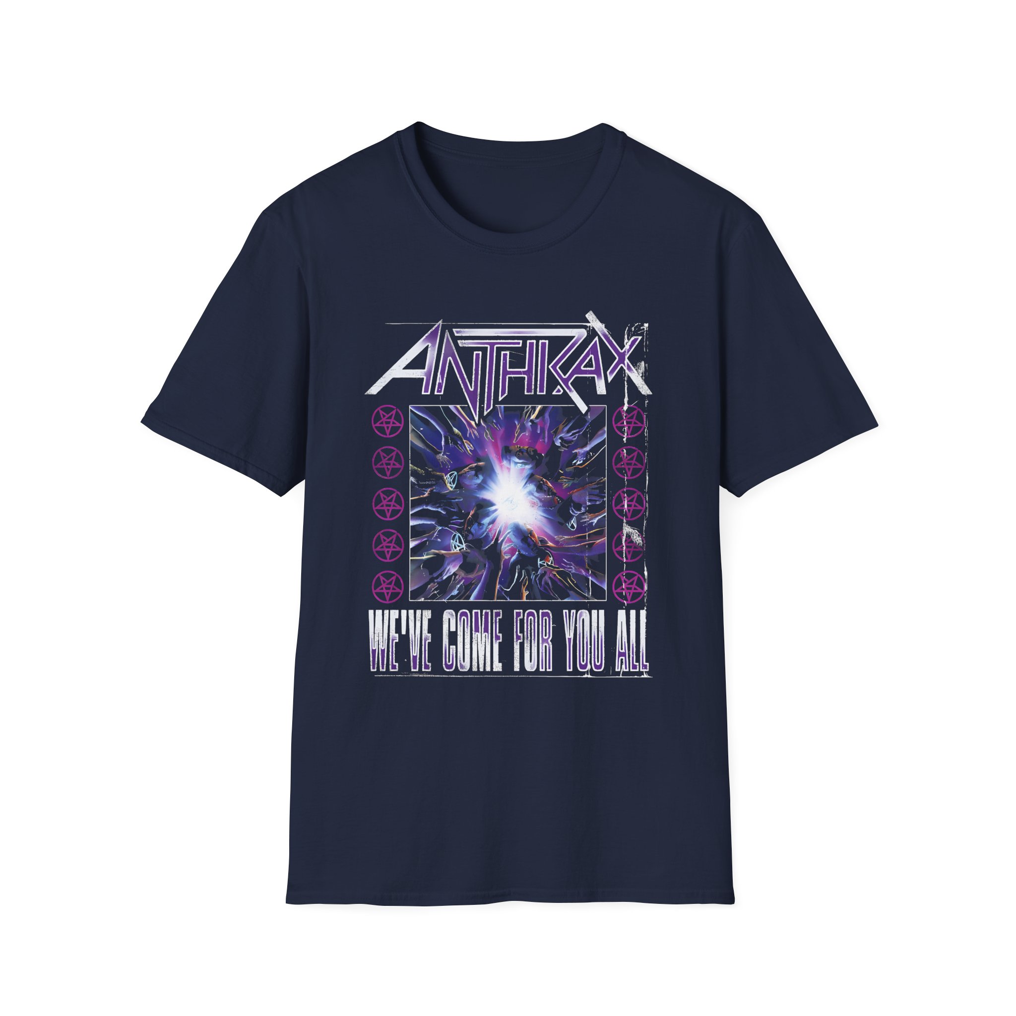 Anthrax We've Come For You Show Poster Unisex Softstyle T-Shirt