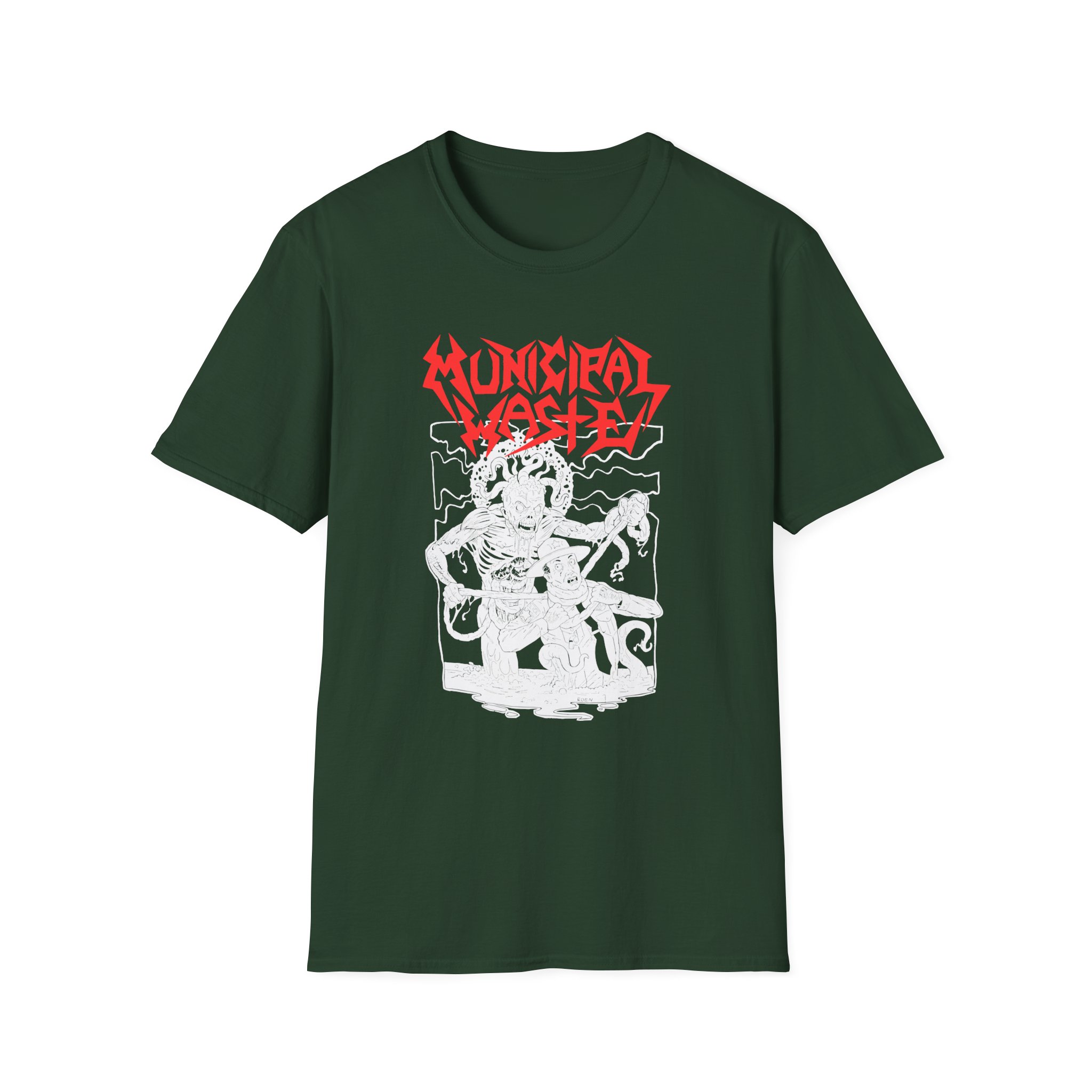 Municipal Waste Cop Strangler Unisex Softstyle T-Shirt