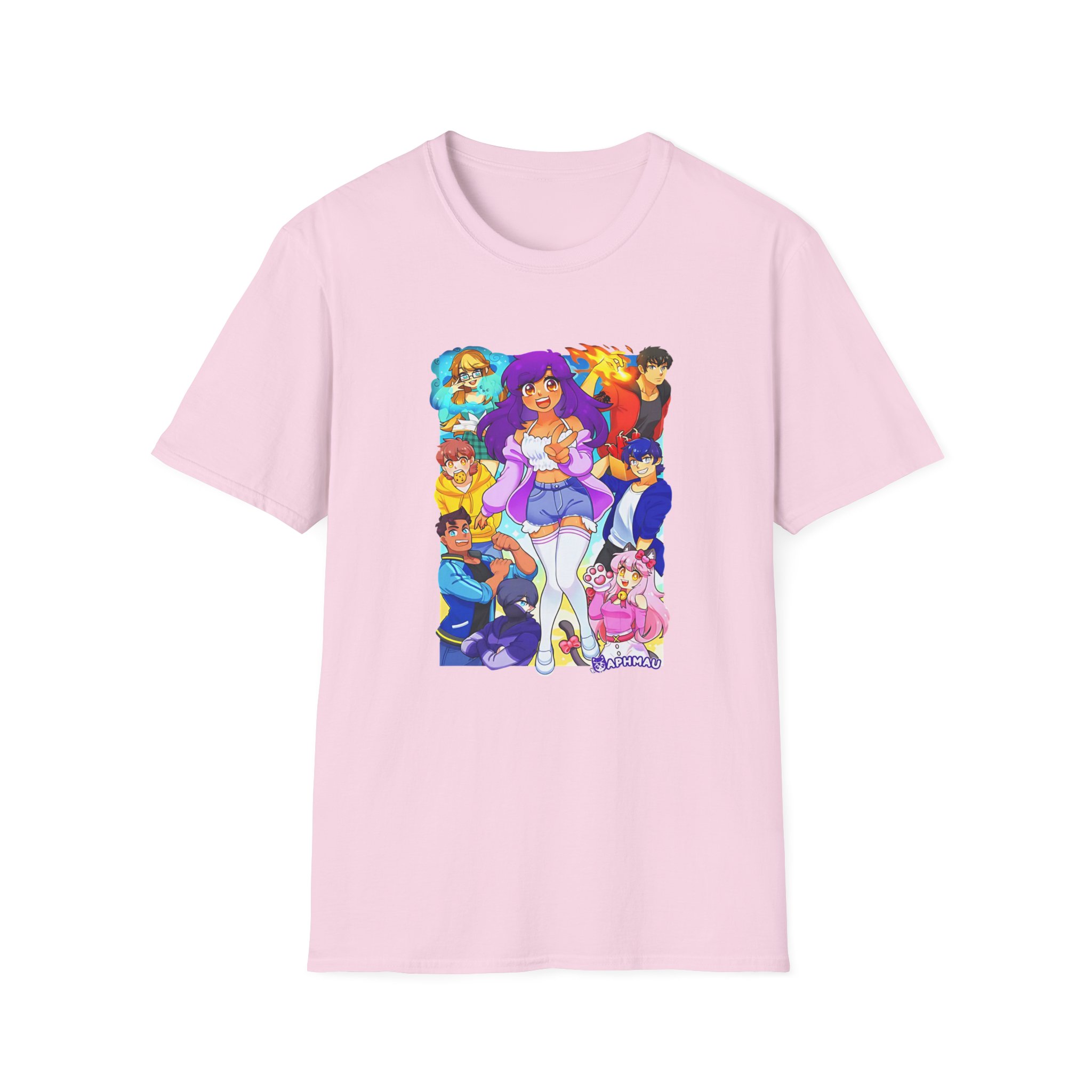 Aphmau & Friends Unisex Softstyle T-Shirt