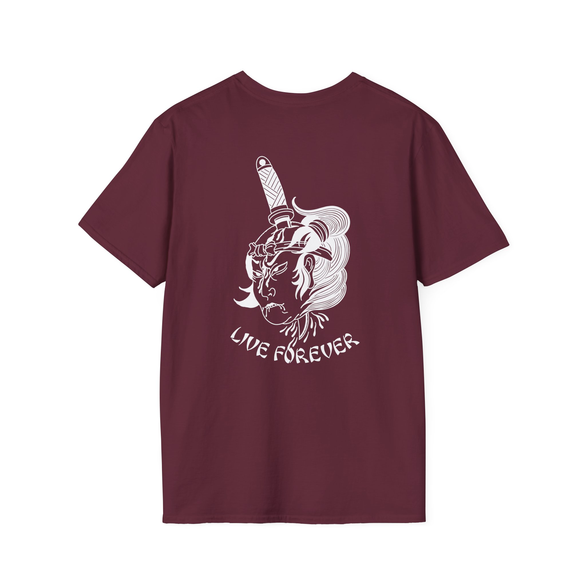 Born From Pain Live Forever Unisex Softstyle T-Shirt