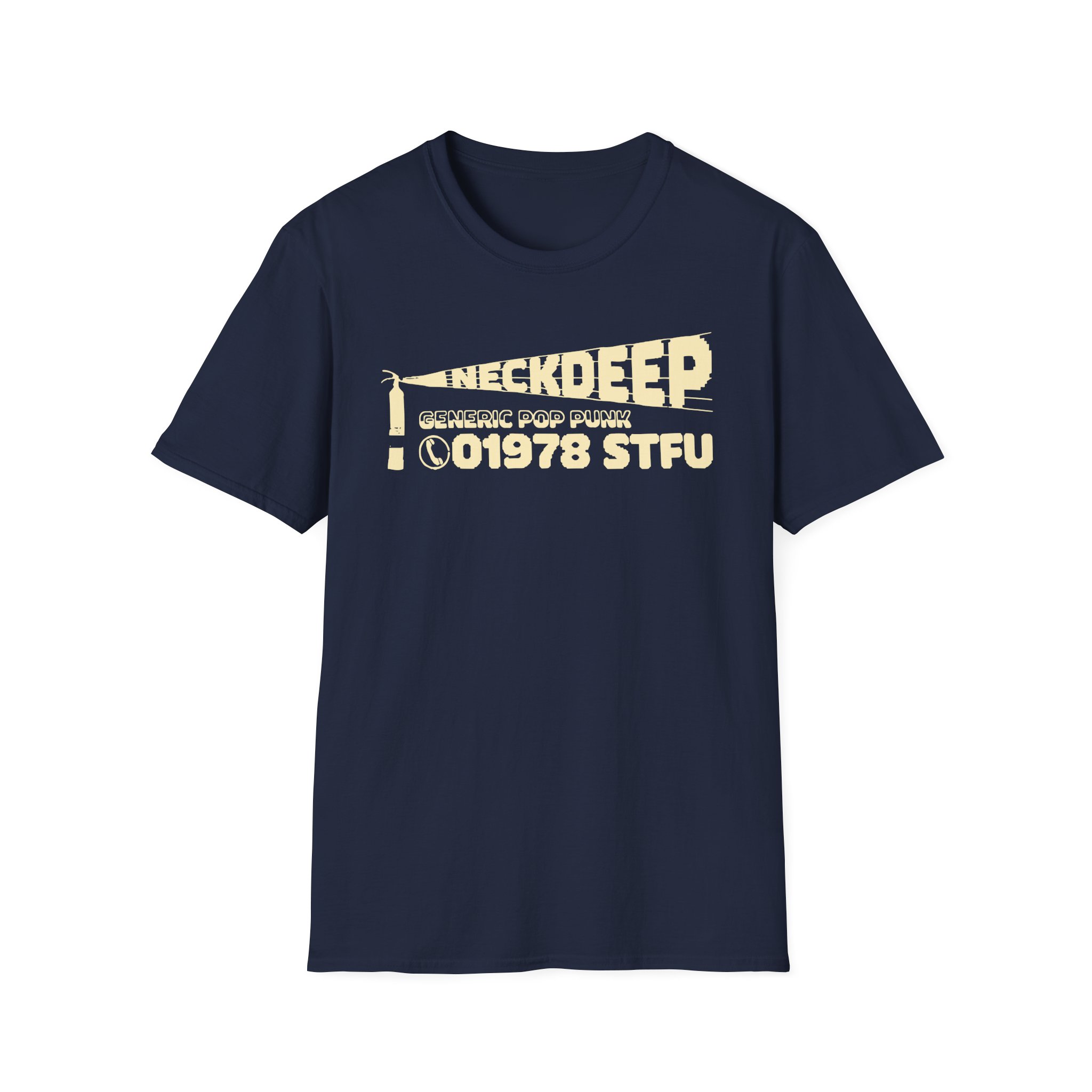 Neck Deep Extinguisher Unisex Softstyle T-Shirt