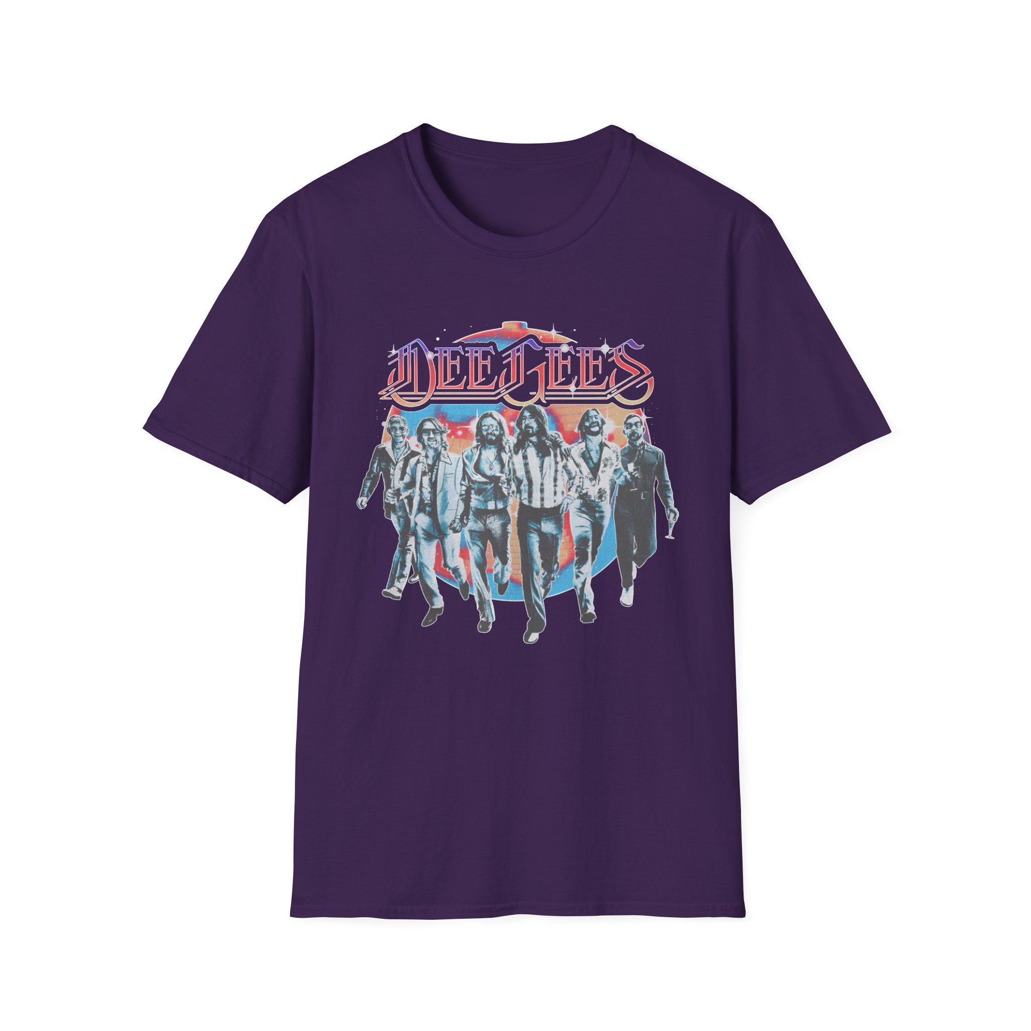 Foo Fighters Dee Gees Hail Satin Unisex Softstyle T-Shirt