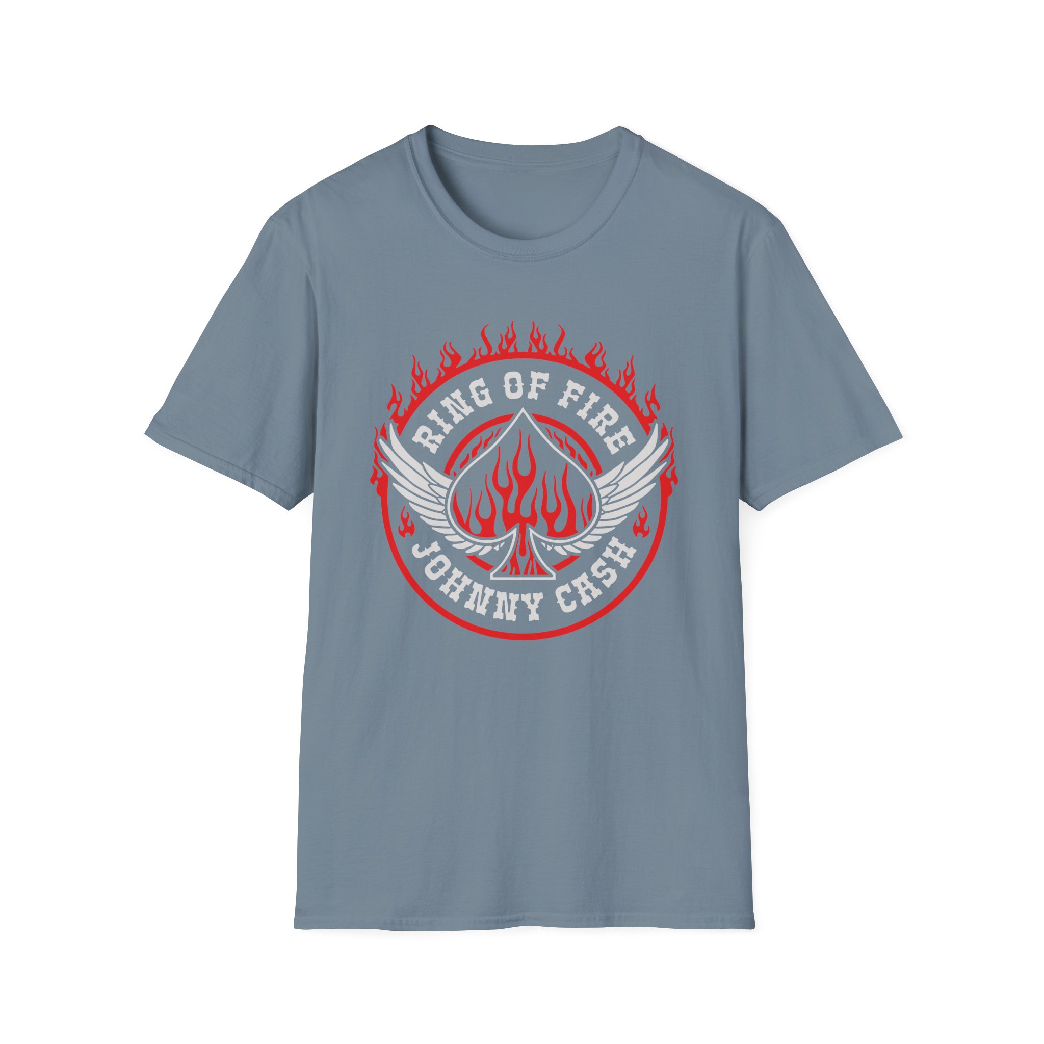 Johnny Cash Ring of Fire Unisex Softstyle T-Shirt