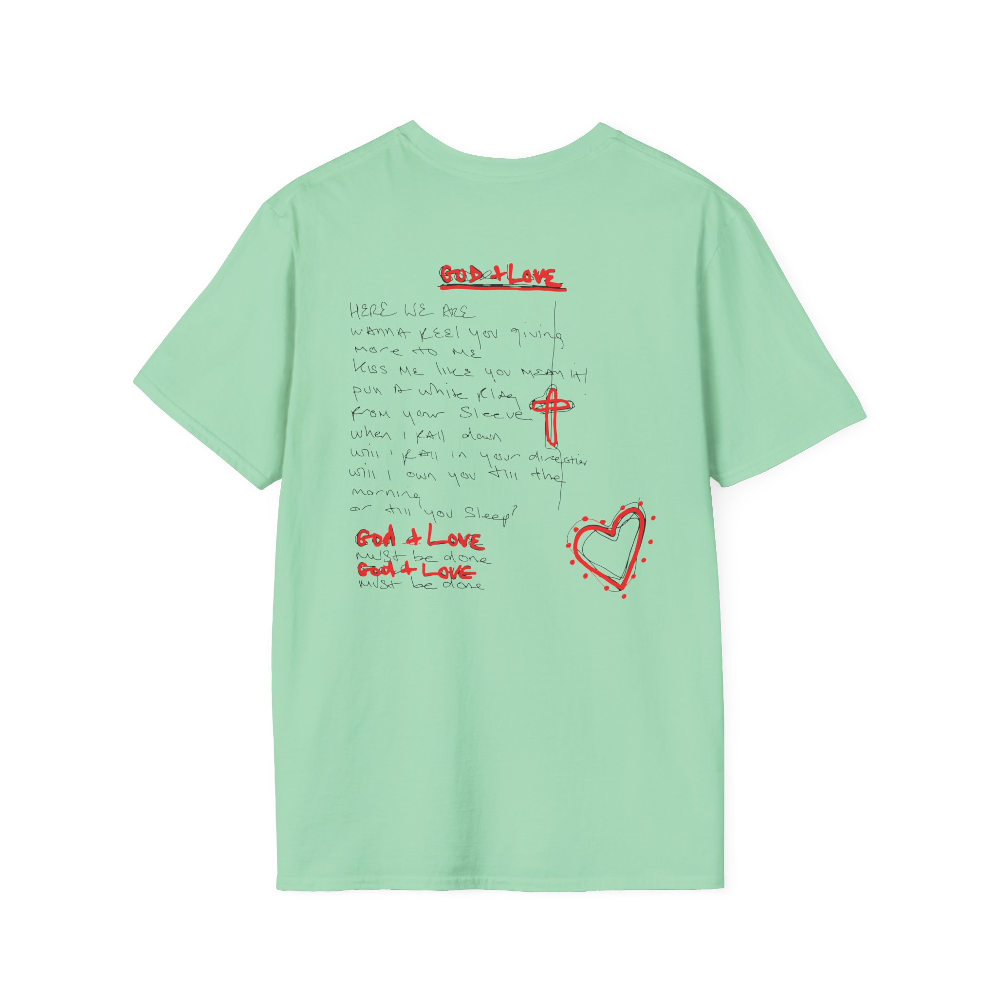 Boy George God & Love Unisex Softstyle T-Shirt