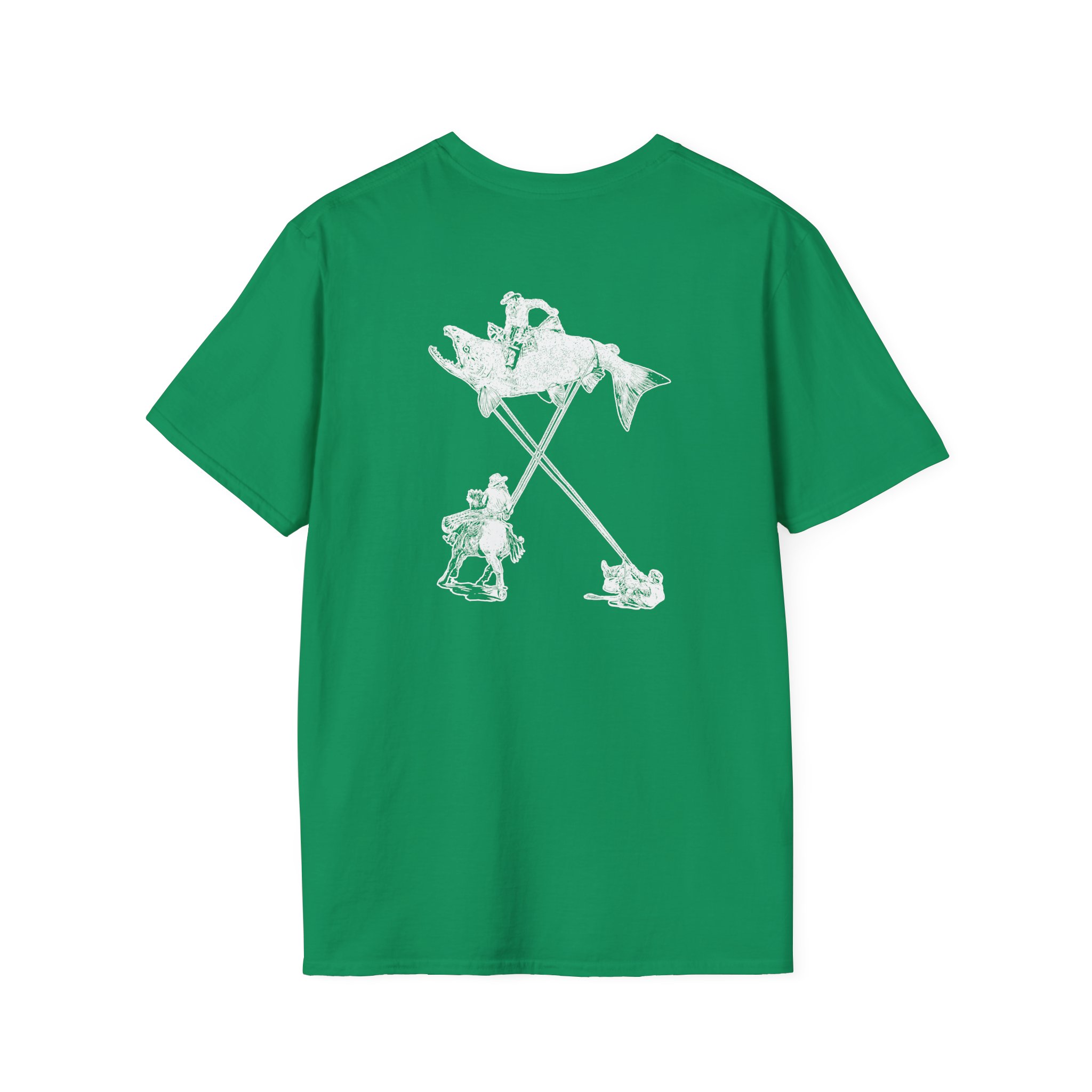 The Take Charcoal Salmon Rodeo Unisex Softstyle T-Shirt