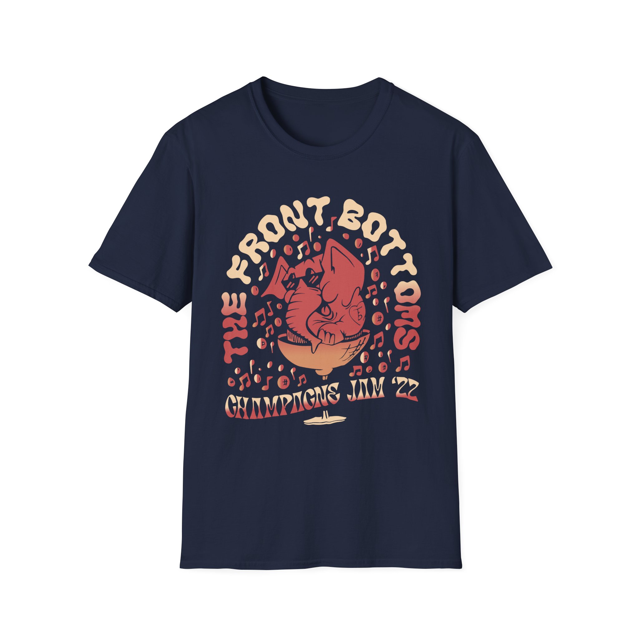 The Front Bottoms Champagne Jam 2022 Unisex Softstyle T-Shirt