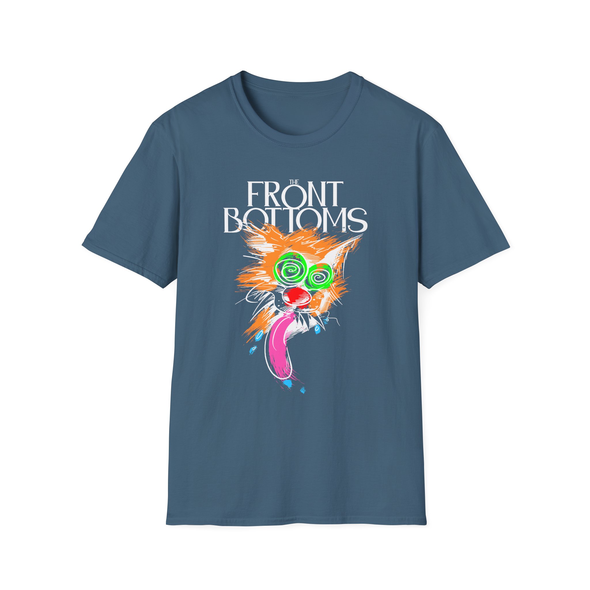 The Front Bottoms New Yorker Cat Unisex Softstyle T-Shirt