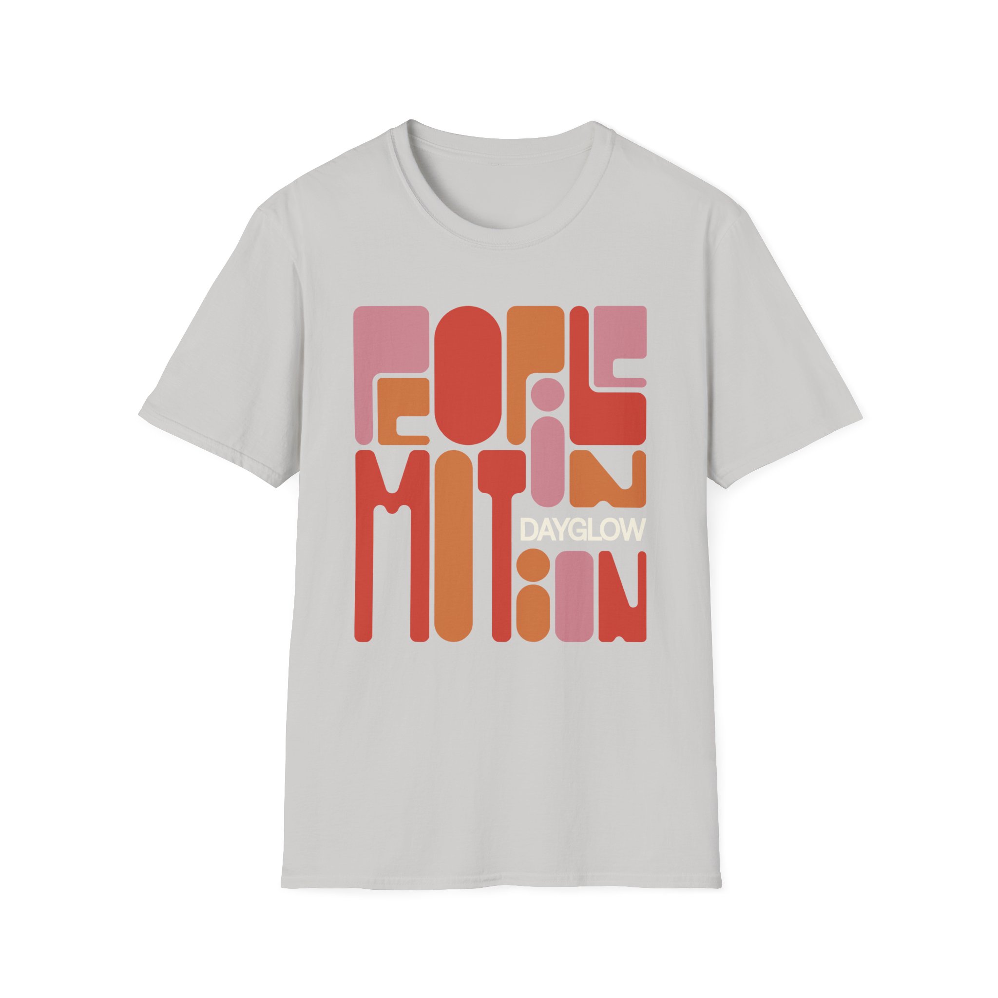 Dayglow Pop Art Motion Unisex Softstyle T-Shirt