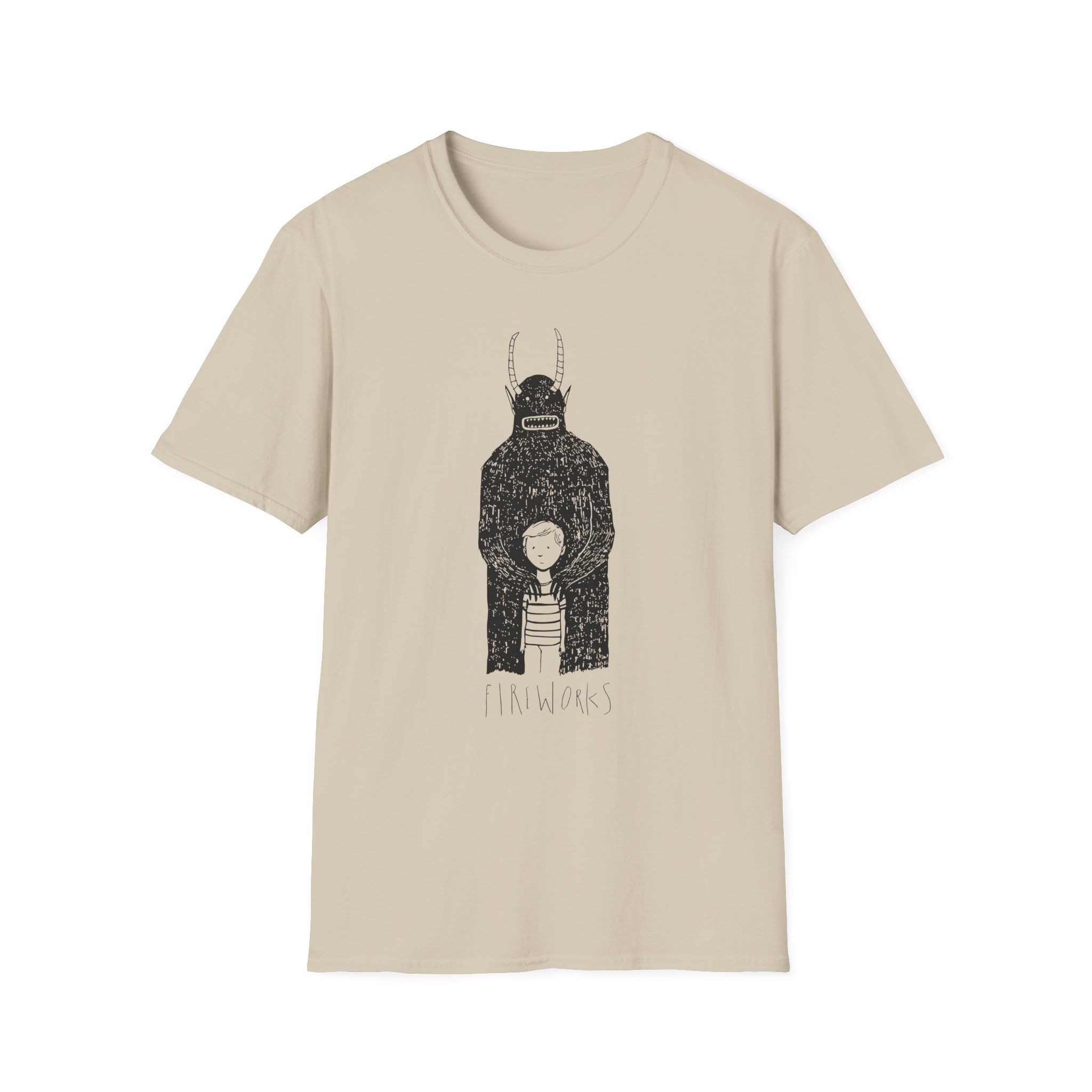 Fireworks Monster Unisex Softstyle T-Shirt