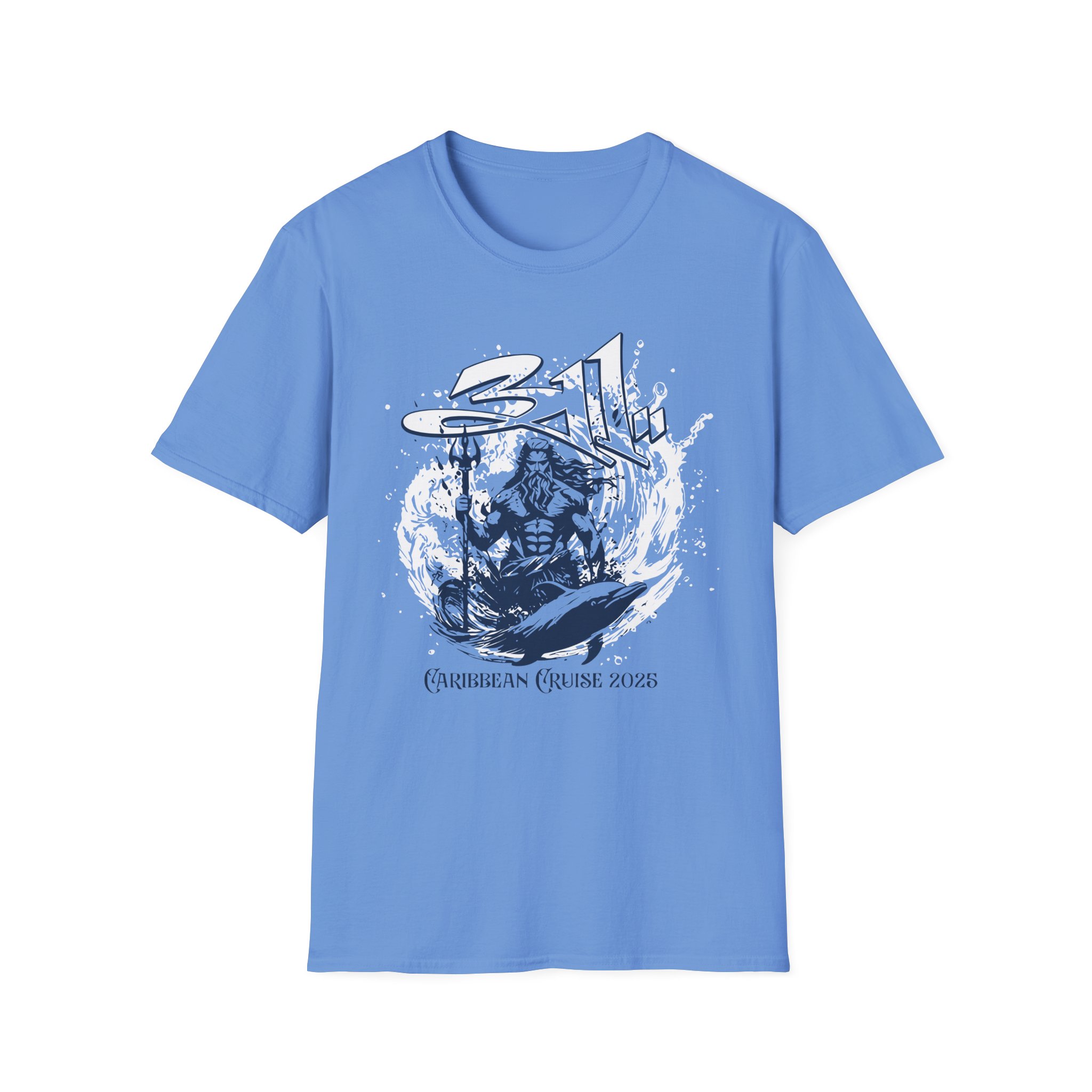311 Caribbean Cruise 2025 Poseidon Unisex Softstyle T-Shirt