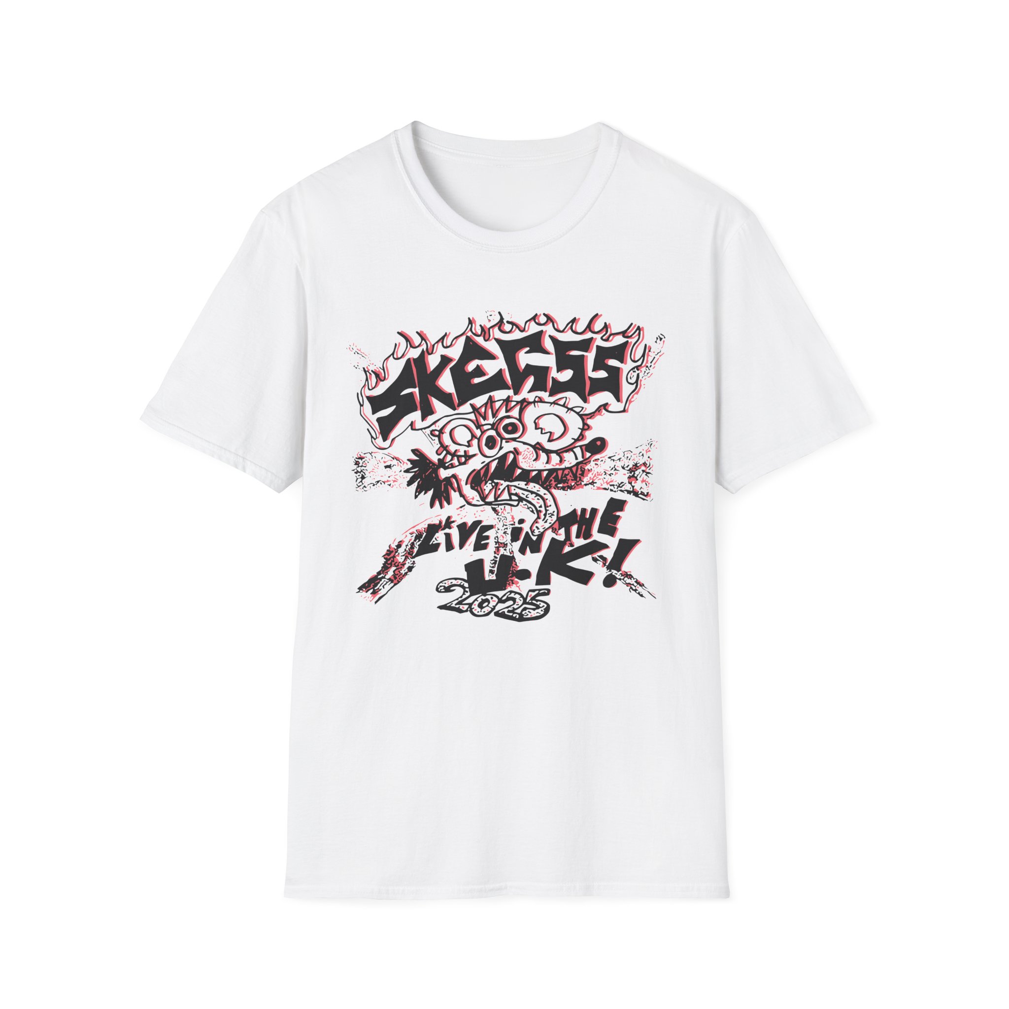 Skegss Live in the Uk 2025 Unisex Softstyle T-Shirt