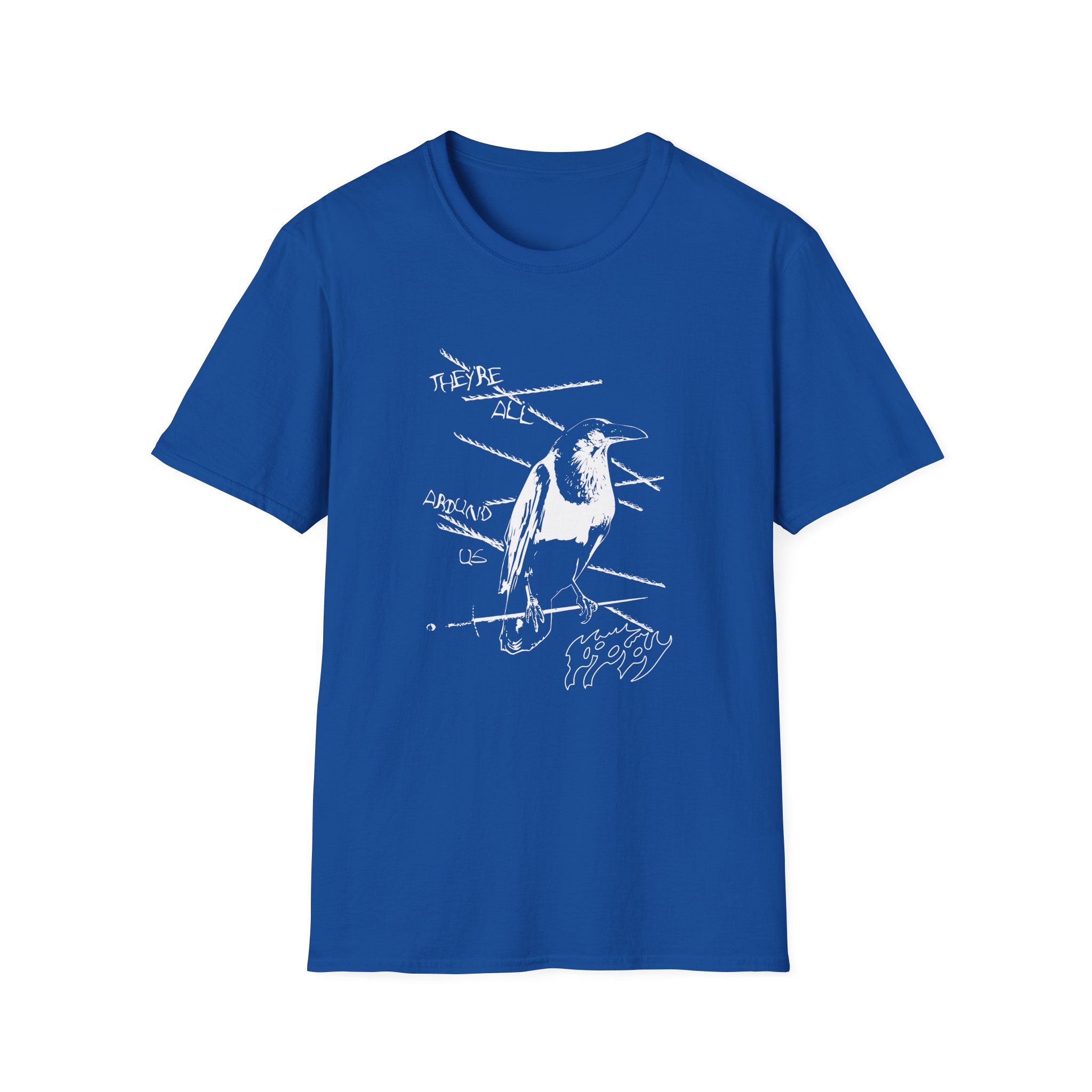 Poppy They're All Around Us Unisex Softstyle T-Shirt