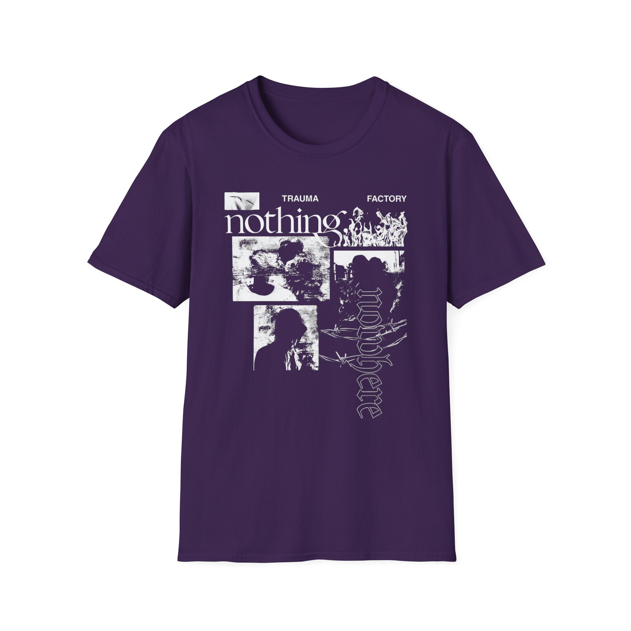 Nothing Nowhere Trauma Factory V1 Unisex Softstyle T-Shirt
