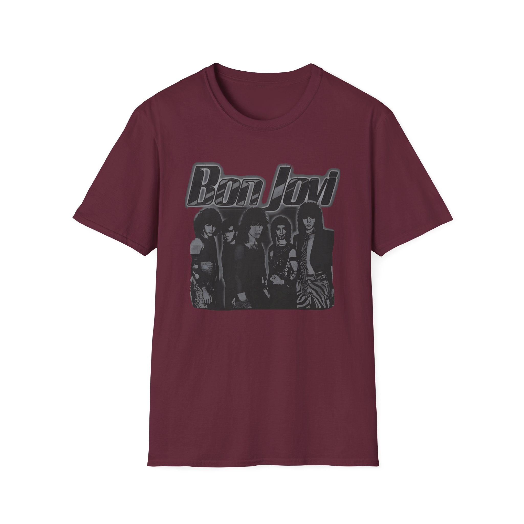 Bon Jovi Outline Unisex Softstyle T-Shirt