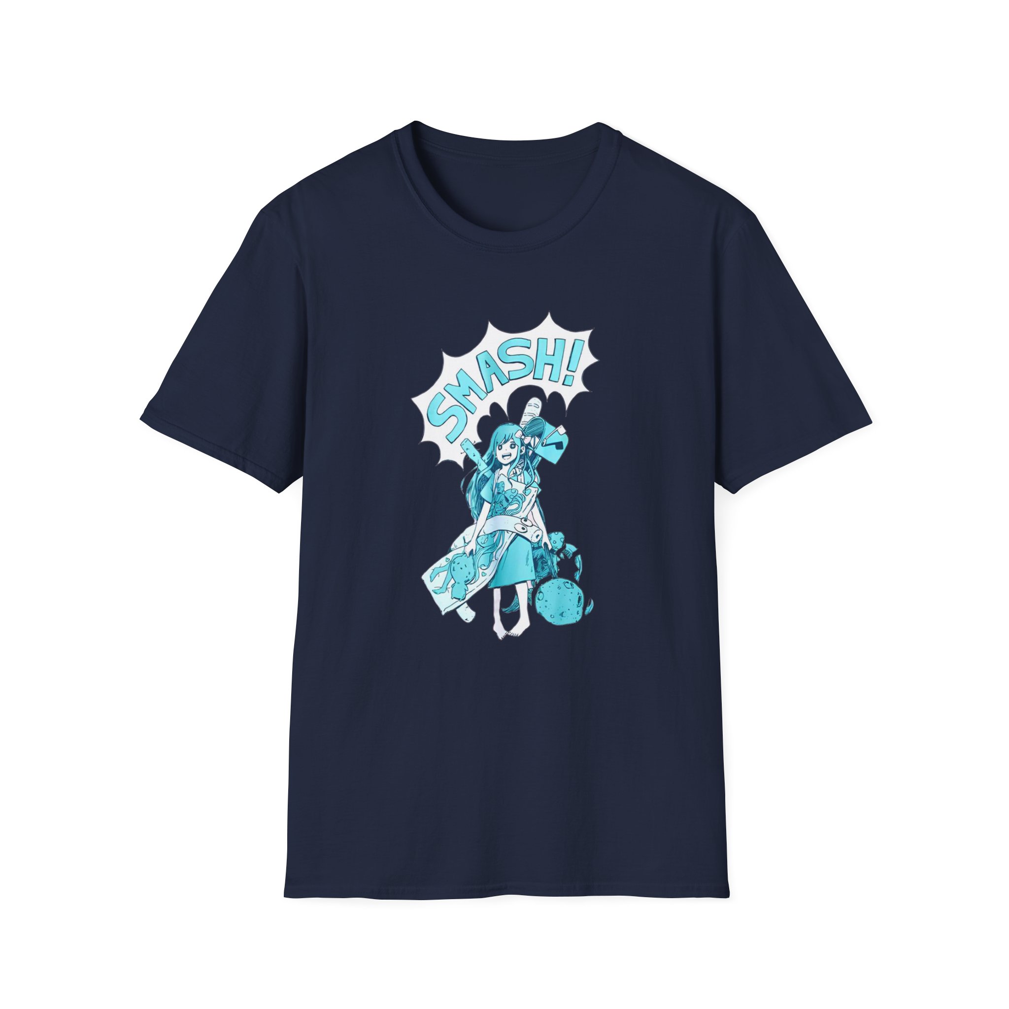 Omori Aubrey Smash! Unisex Softstyle T-Shirt