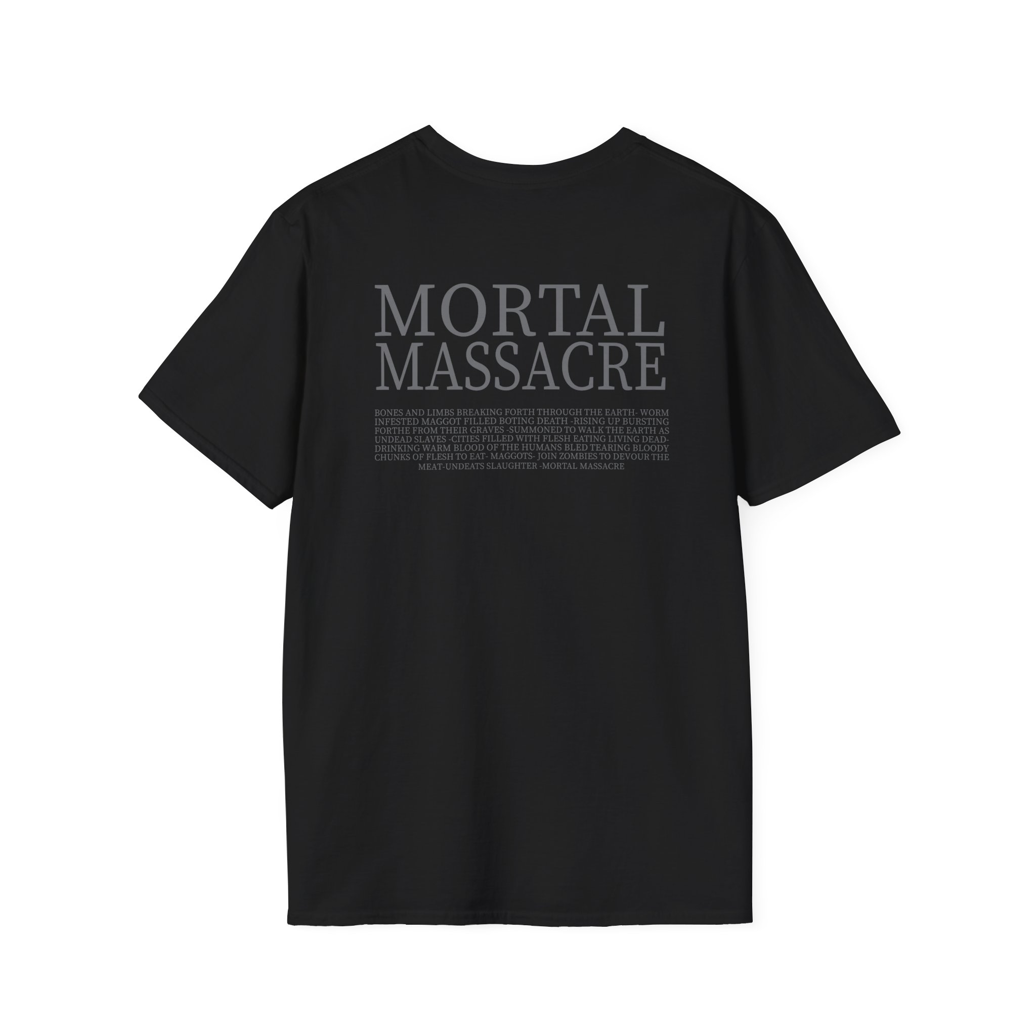 Mortician Mortal Massacre Unisex Softstyle T-Shirt
