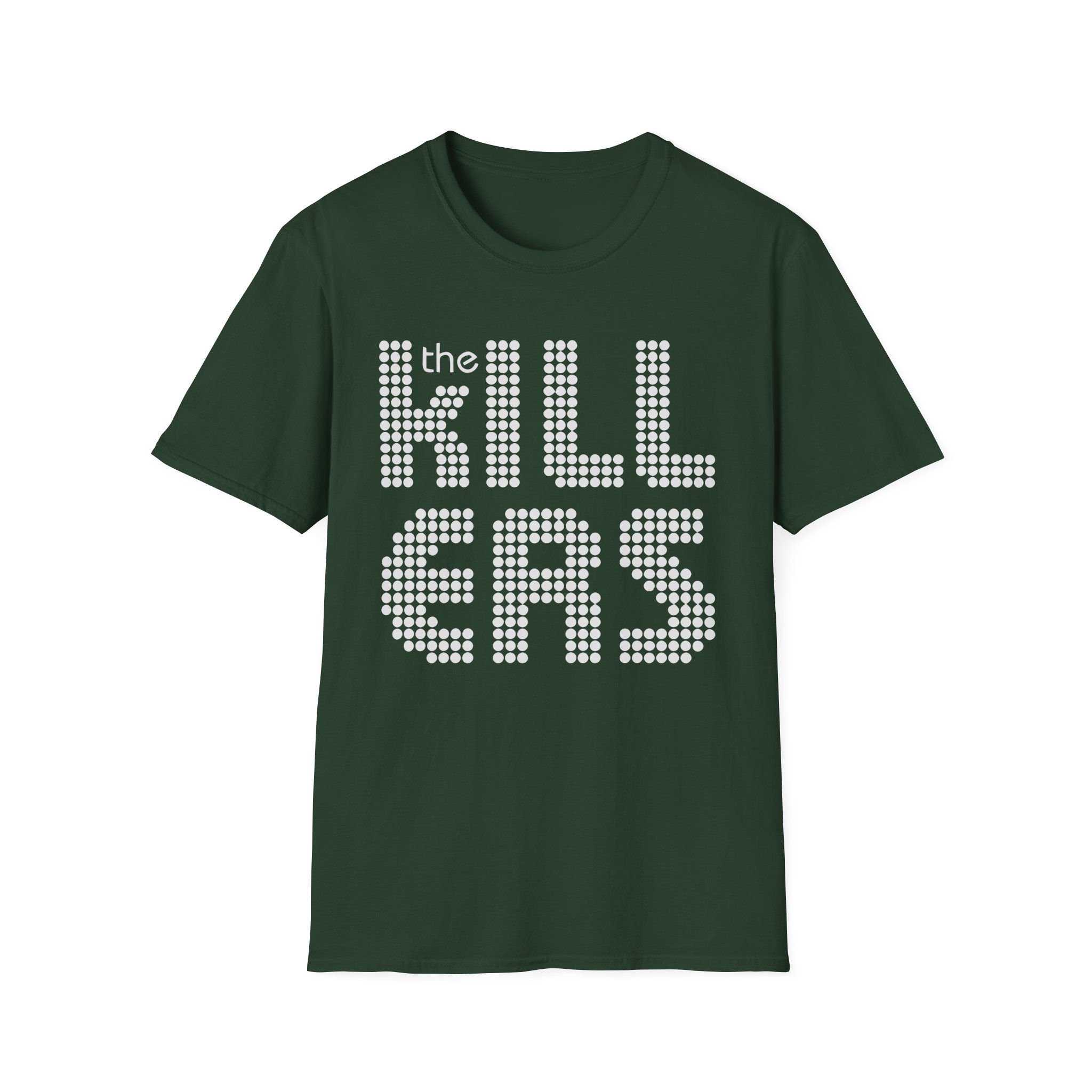 TK Distressed Stacked Logo Unisex Softstyle T-Shirt