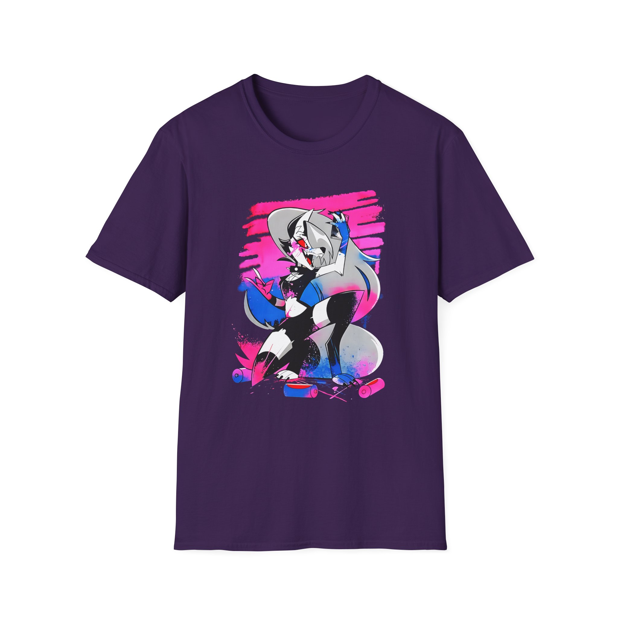 Helluva Boss Loona Micro Ribbed Unisex Softstyle T-Shirt