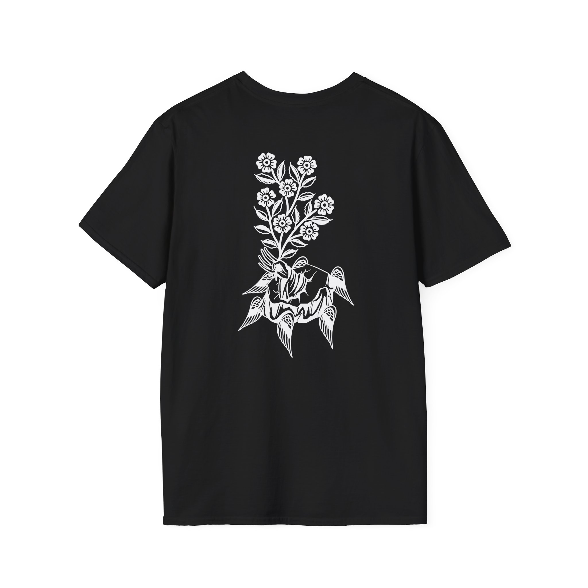 Fireworks Flowers Unisex Softstyle T-Shirt
