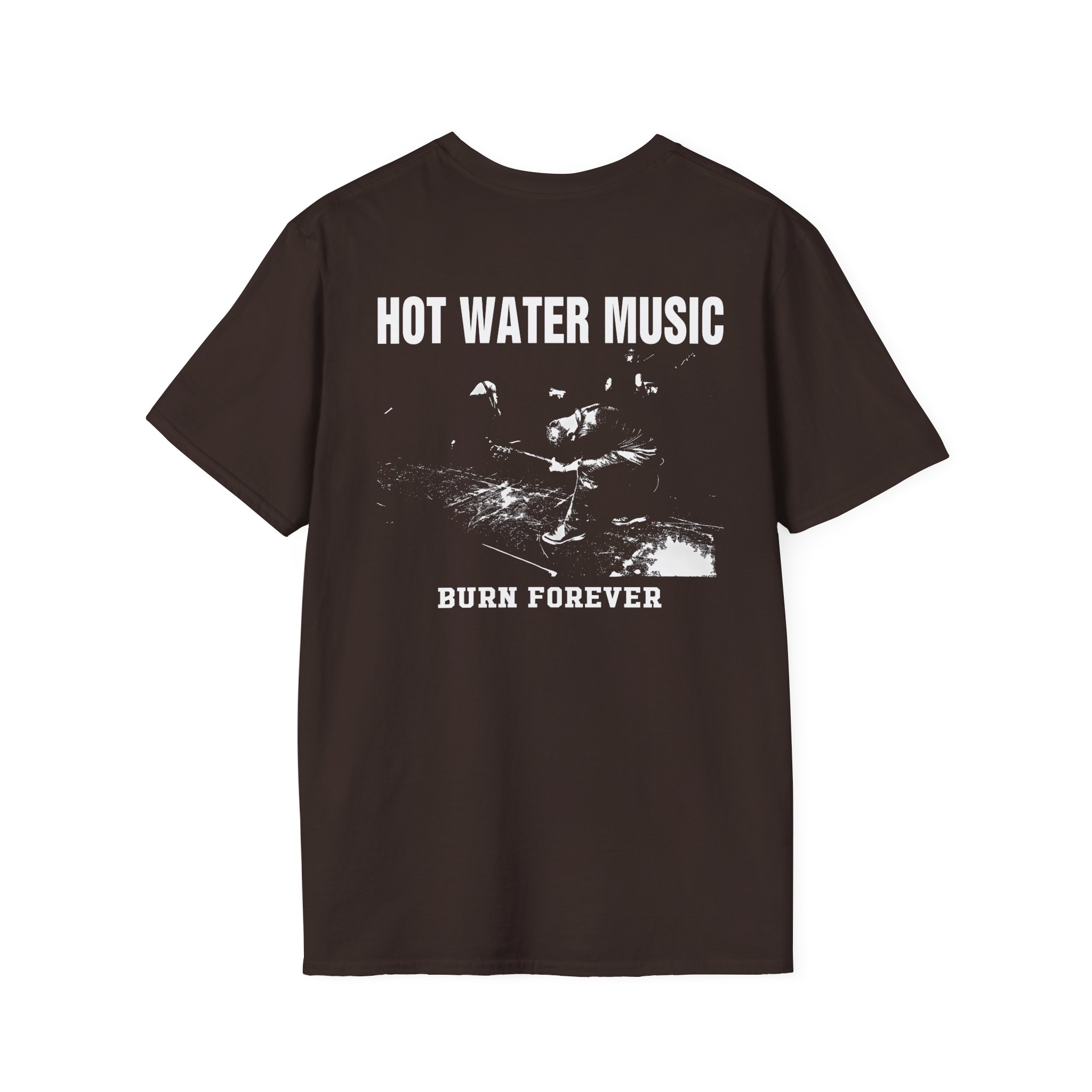 Hot Water Music Burn Forever Unisex Softstyle T-Shirt