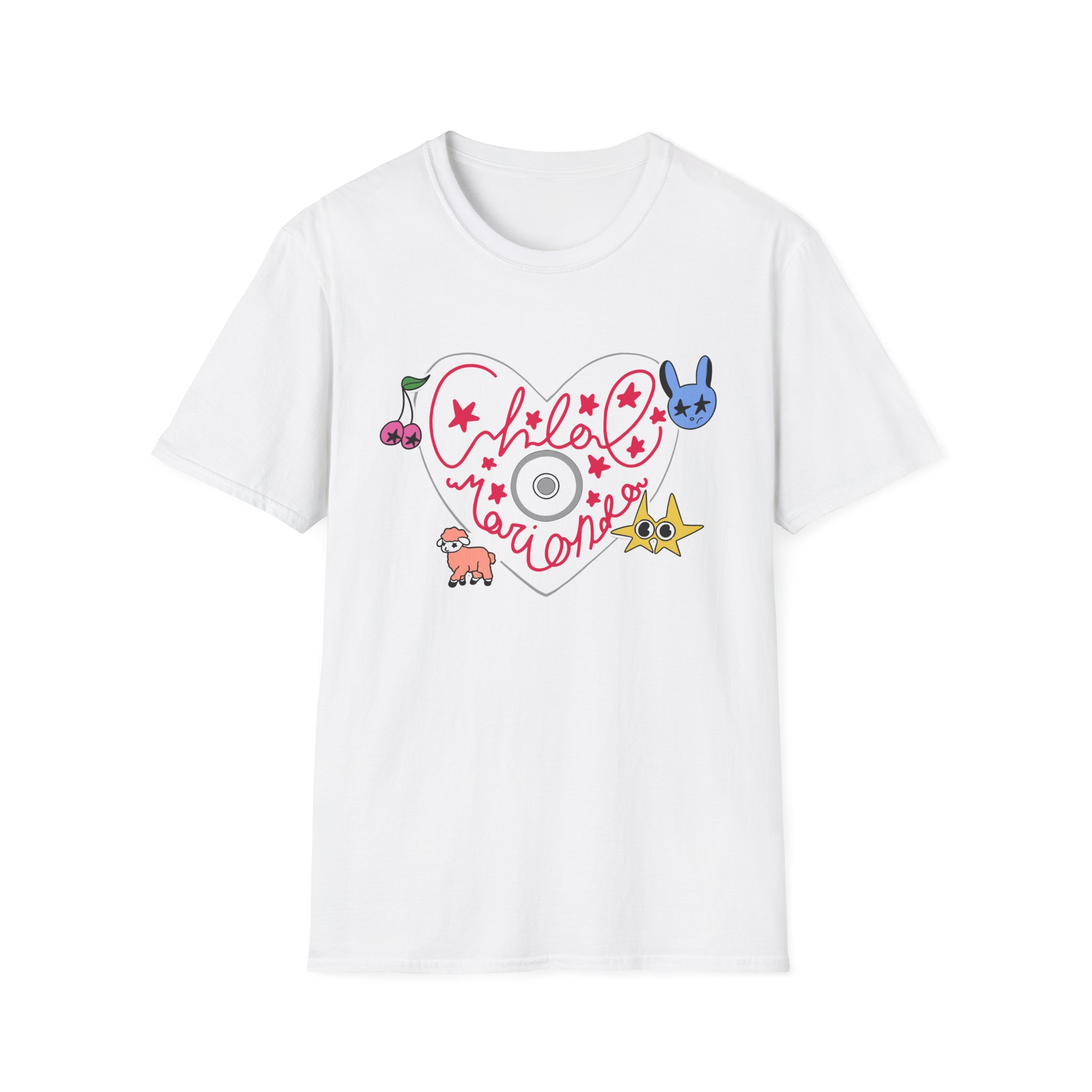 Chloe Moriondo Cd Heart Unisex Softstyle T-Shirt