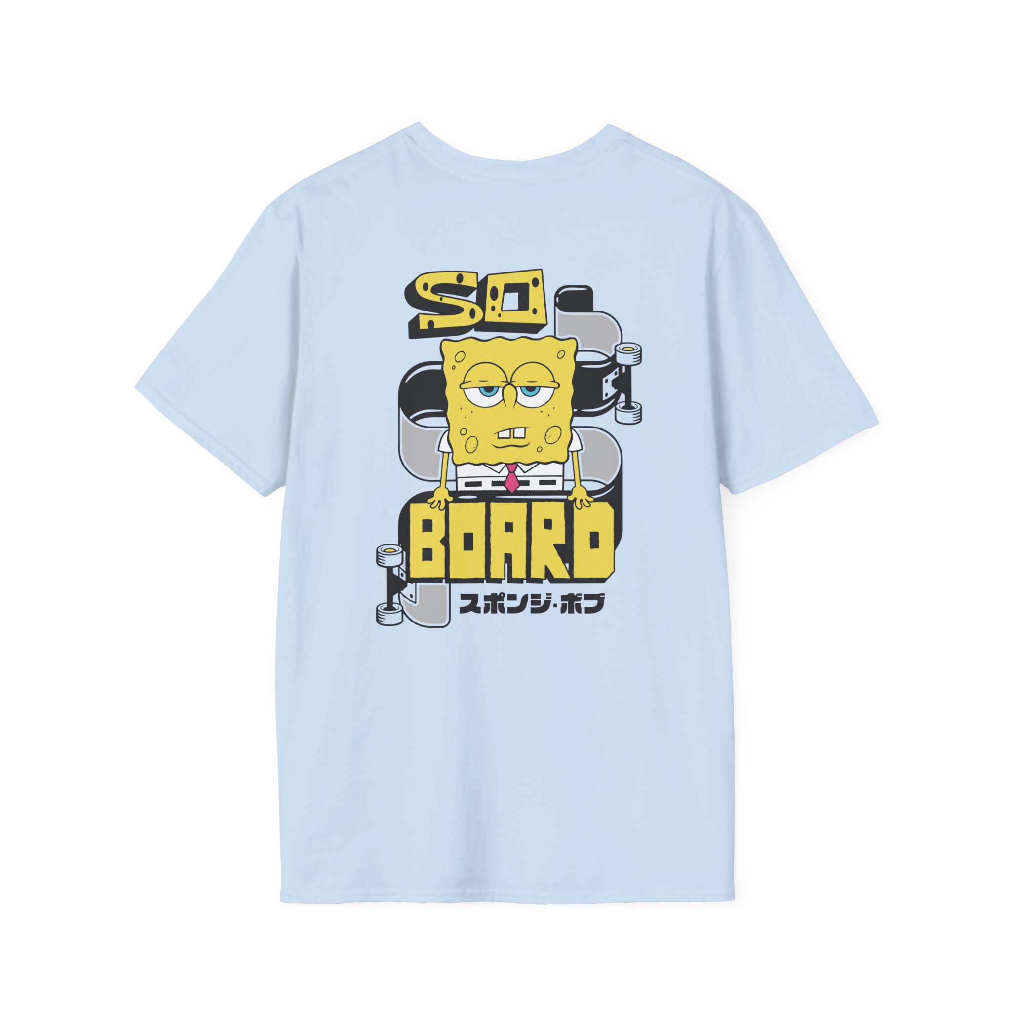 Spongebob So Board Unisex Softstyle T-Shirt