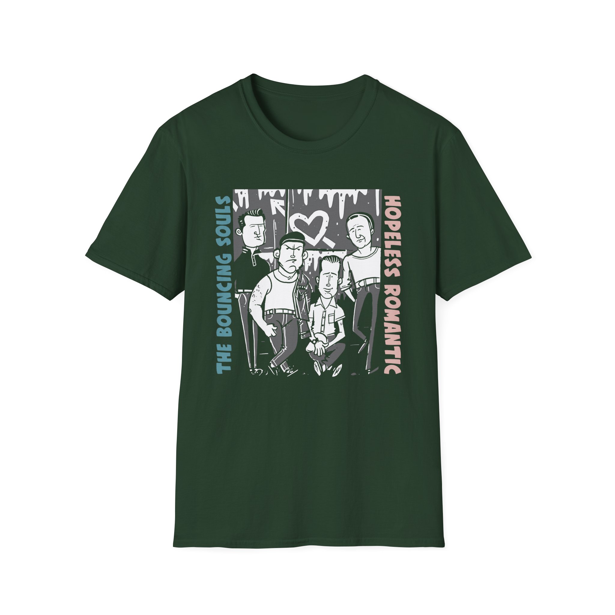 The Bouncing Souls Hopeless Romantic Unisex Softstyle T-Shirt