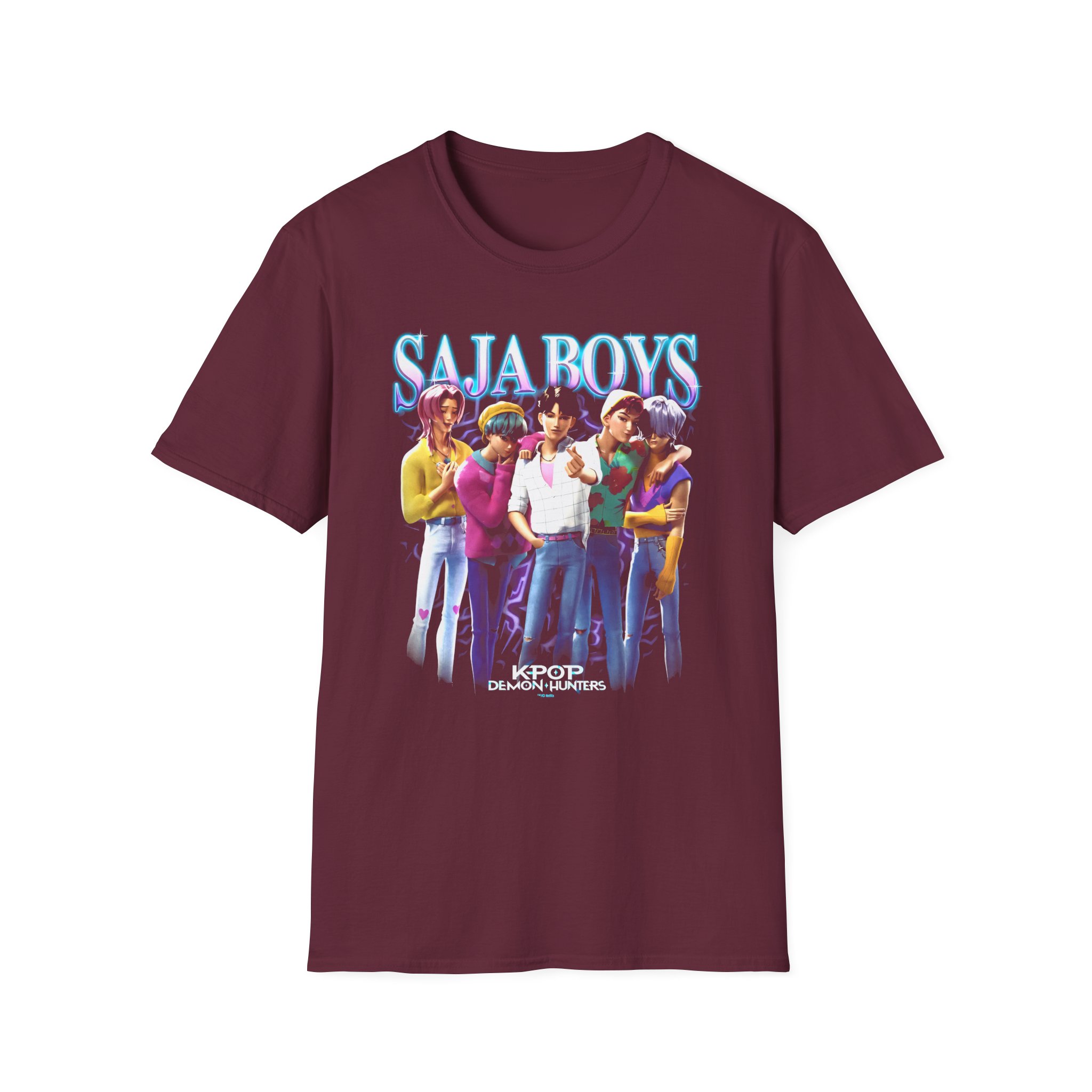Kpop Demon Hunters Saja Boys Unisex Softstyle T-Shirt