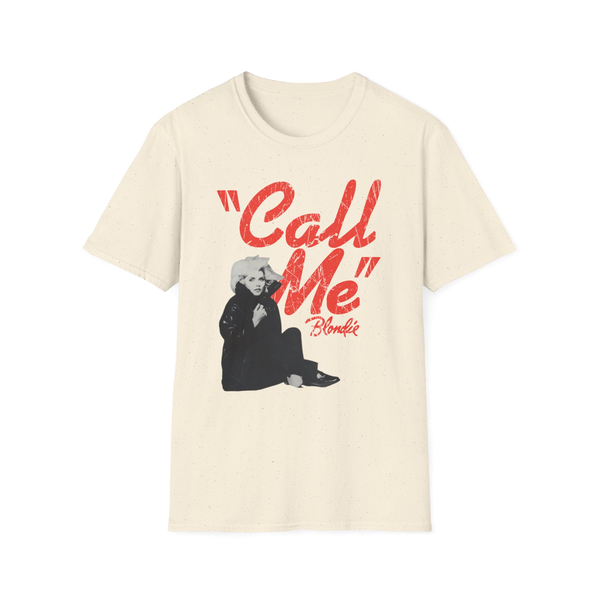 Blondie Call Me Unisex Softstyle T-Shirt