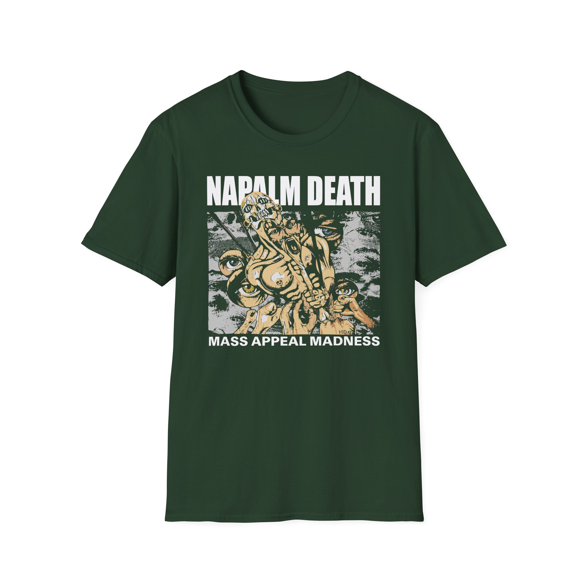Napalm Death Mass Appeal Madness Unisex Softstyle T-Shirt
