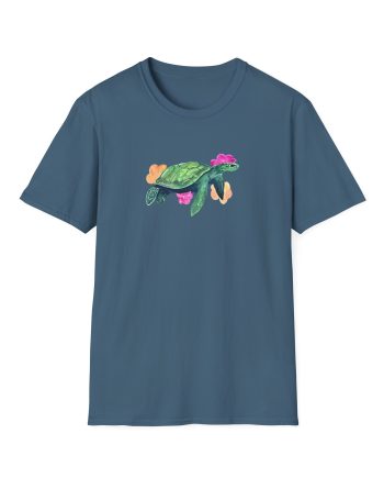 Norris Nuts Surf Sisters Turtle Unisex Softstyle T-Shirt