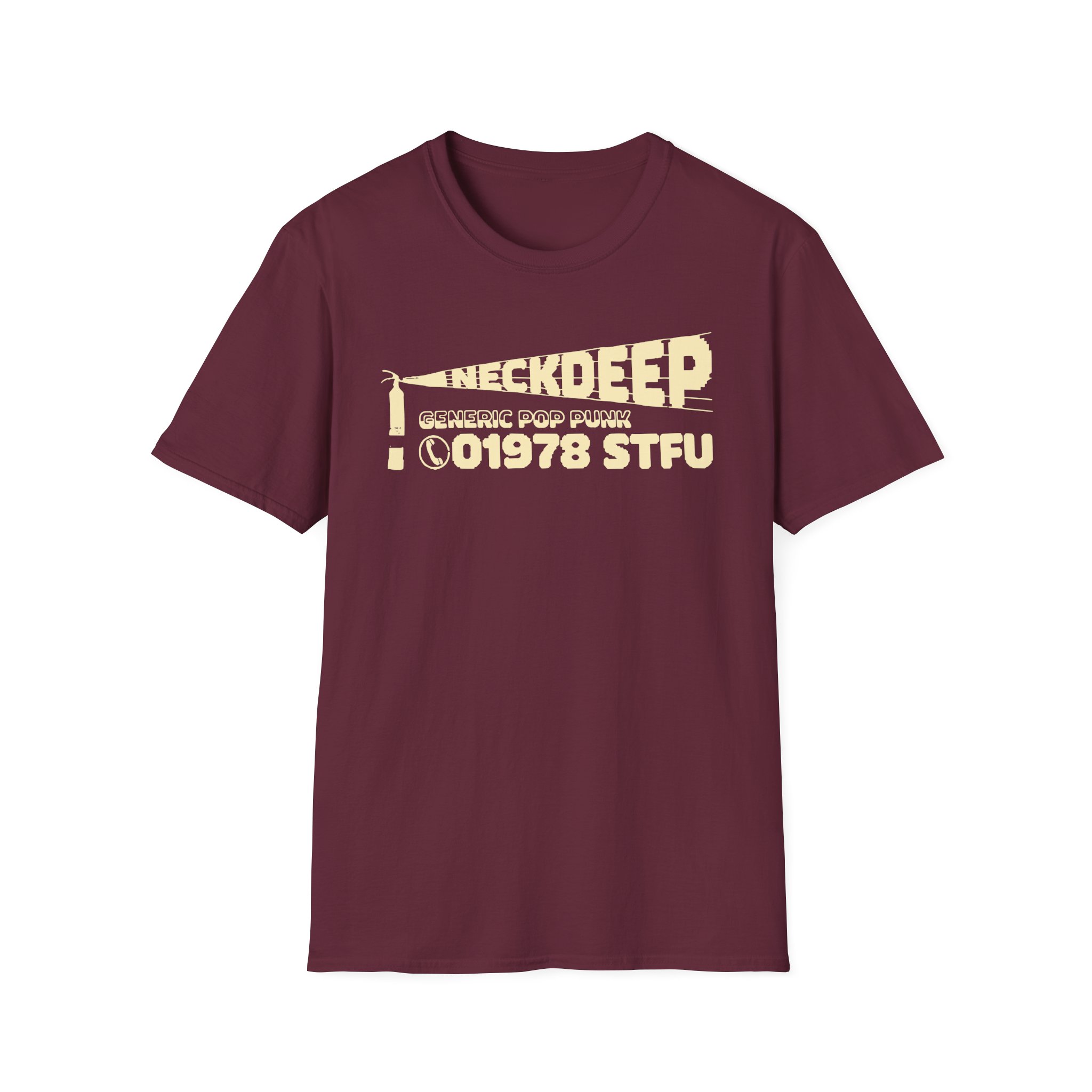 Neck Deep Extinguisher Unisex Softstyle T-Shirt