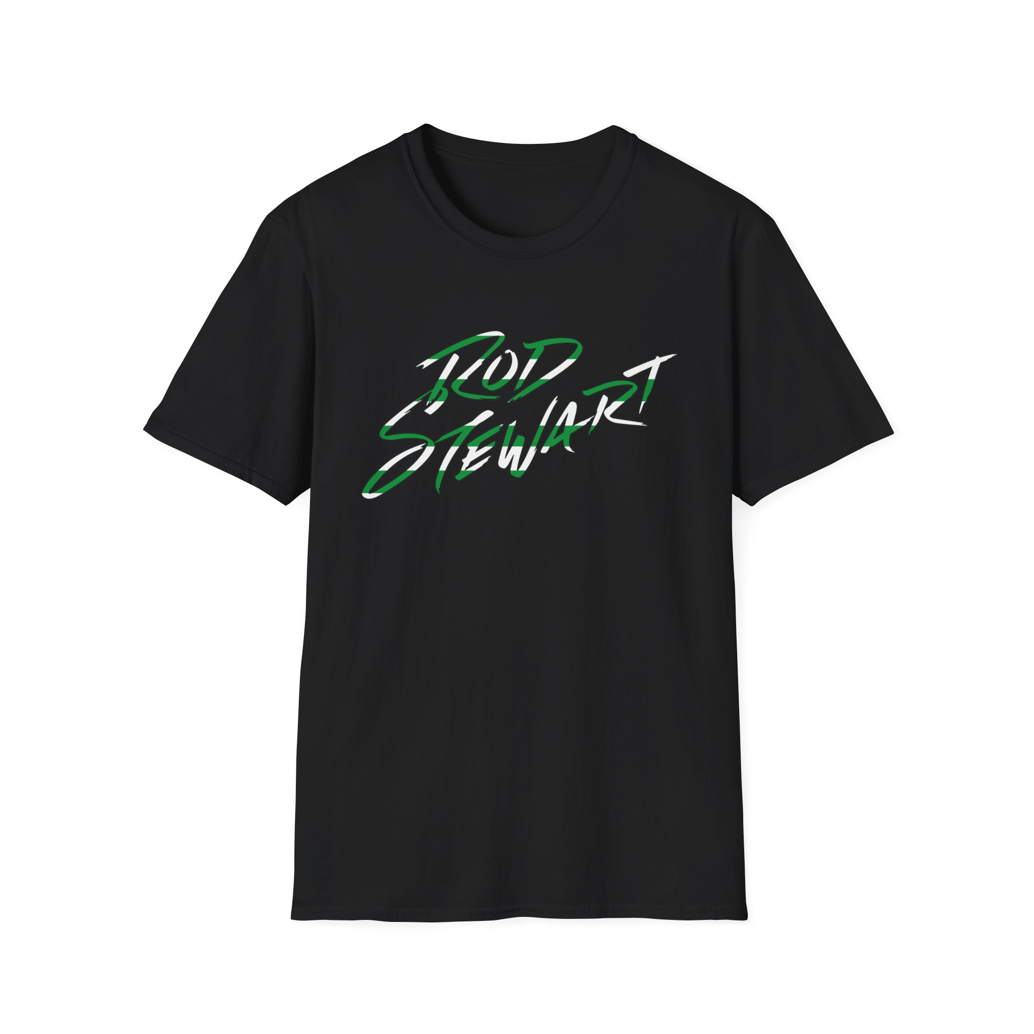 R S Striped Logo Forever Unisex Softstyle T-Shirt