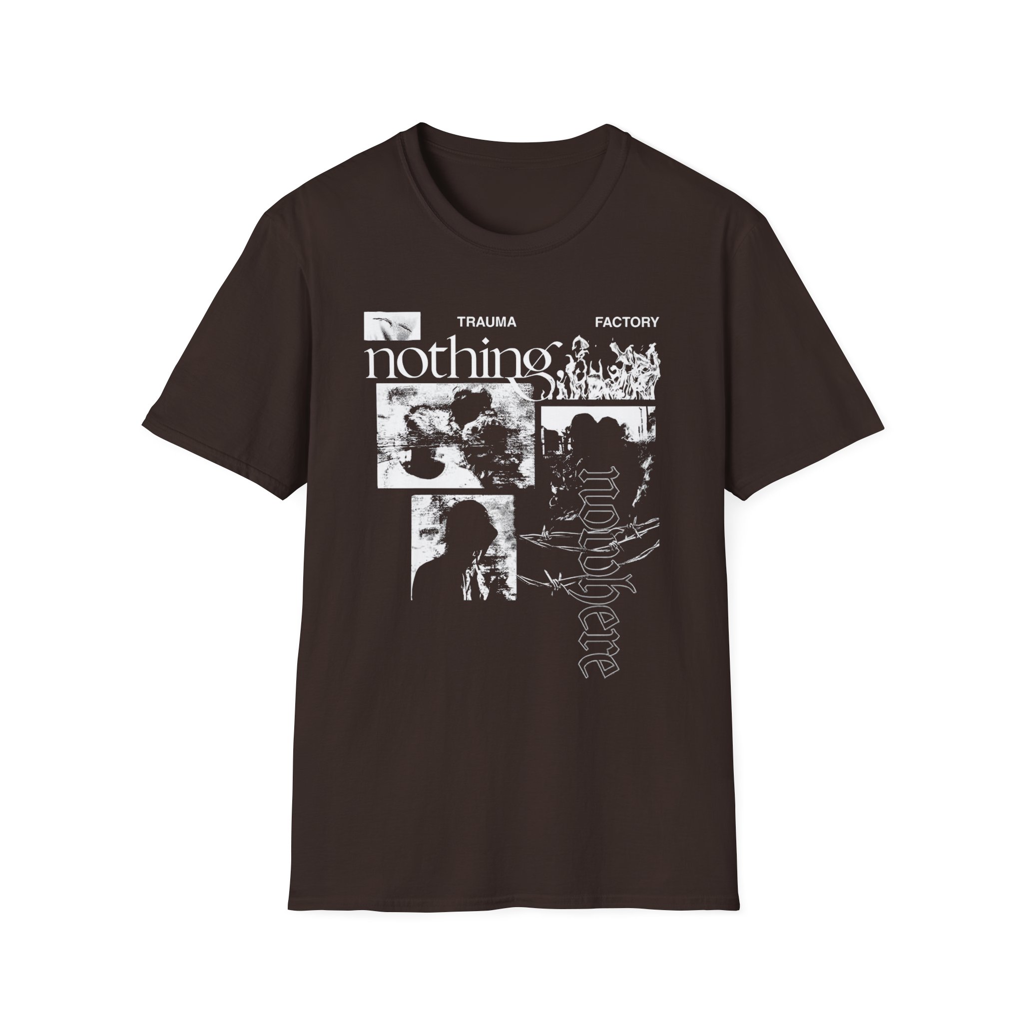 Nothing Nowhere Trauma Factory V1 Unisex Softstyle T-Shirt