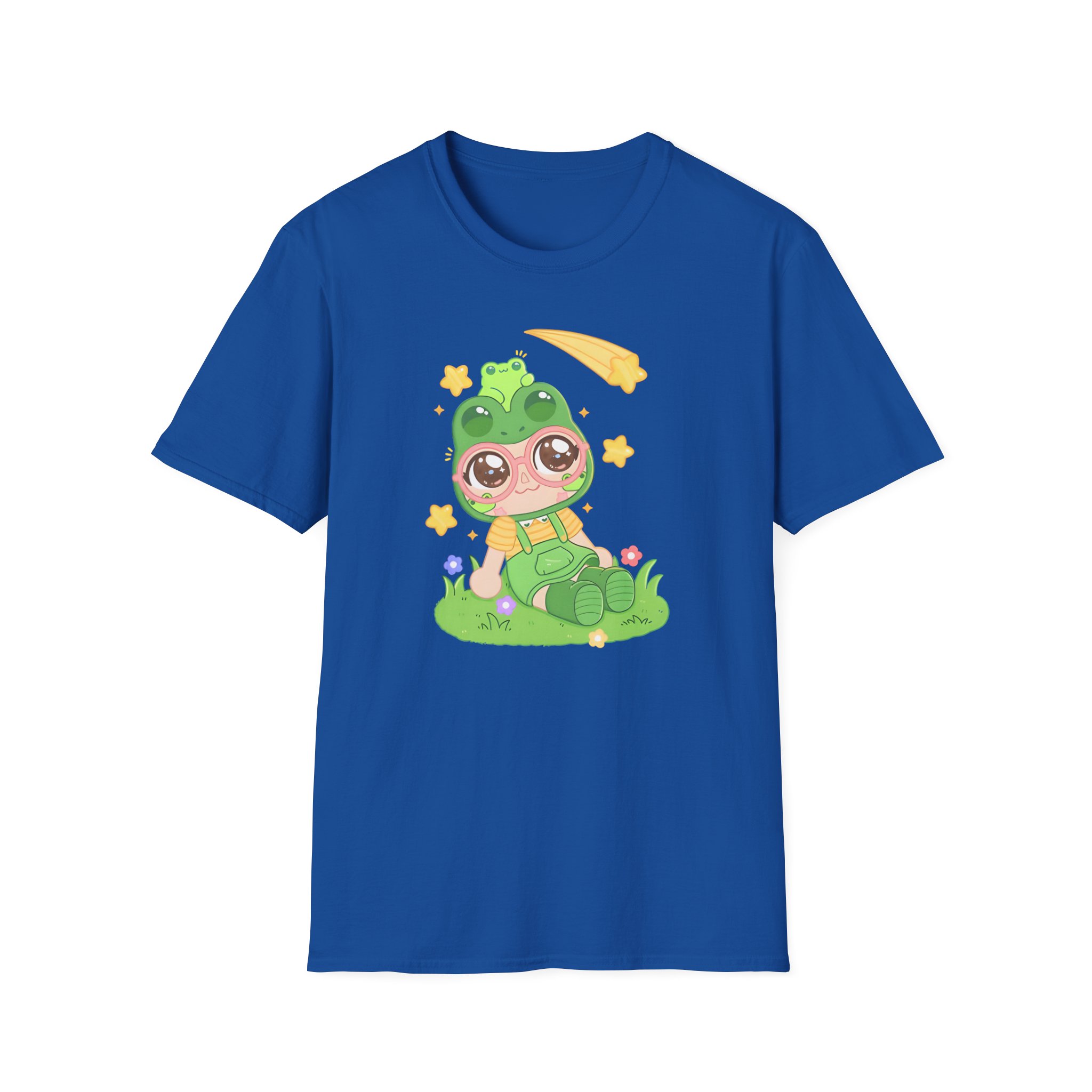 Froggy Crossing Shooting Star Unisex Softstyle T-Shirt