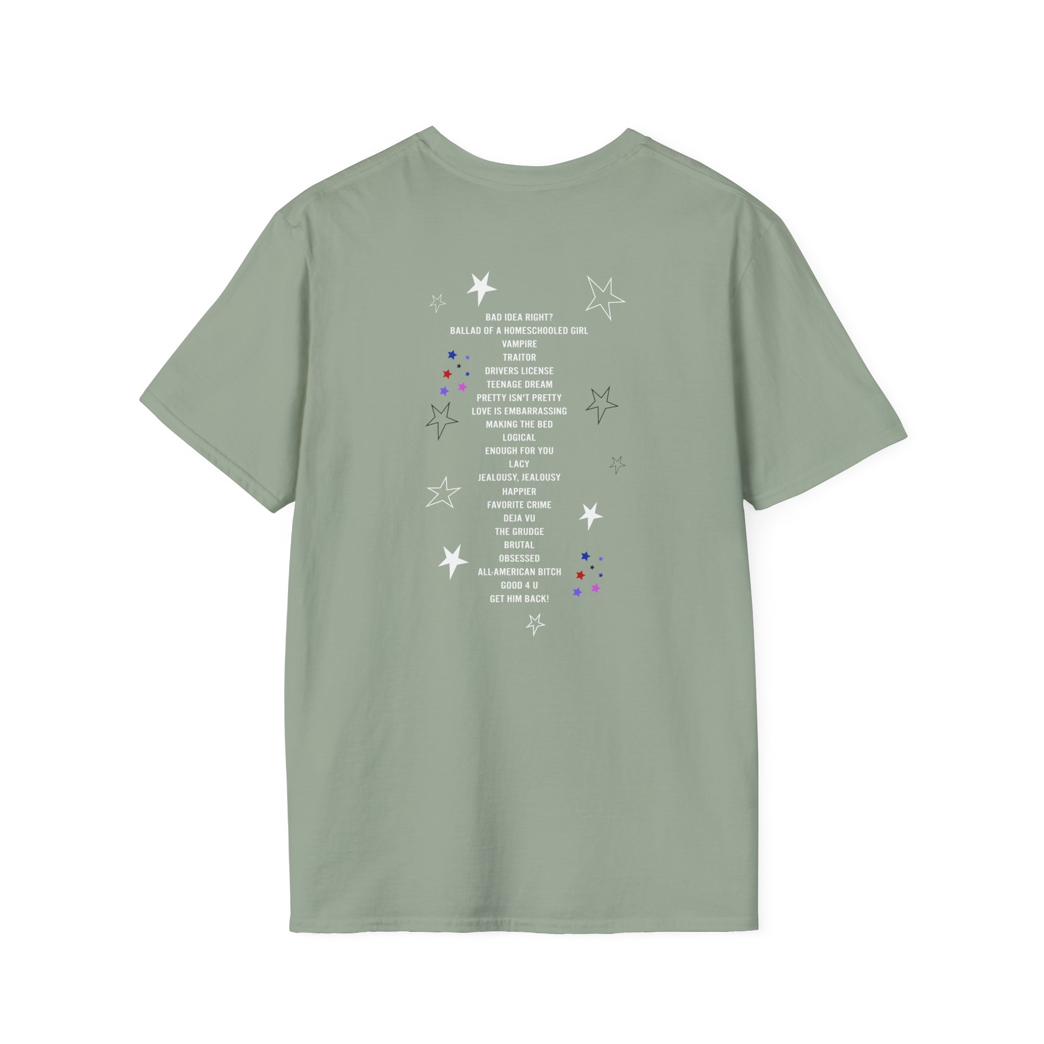 Olivia Rodrigo GUTS world tour unisex softstyle t-shirt