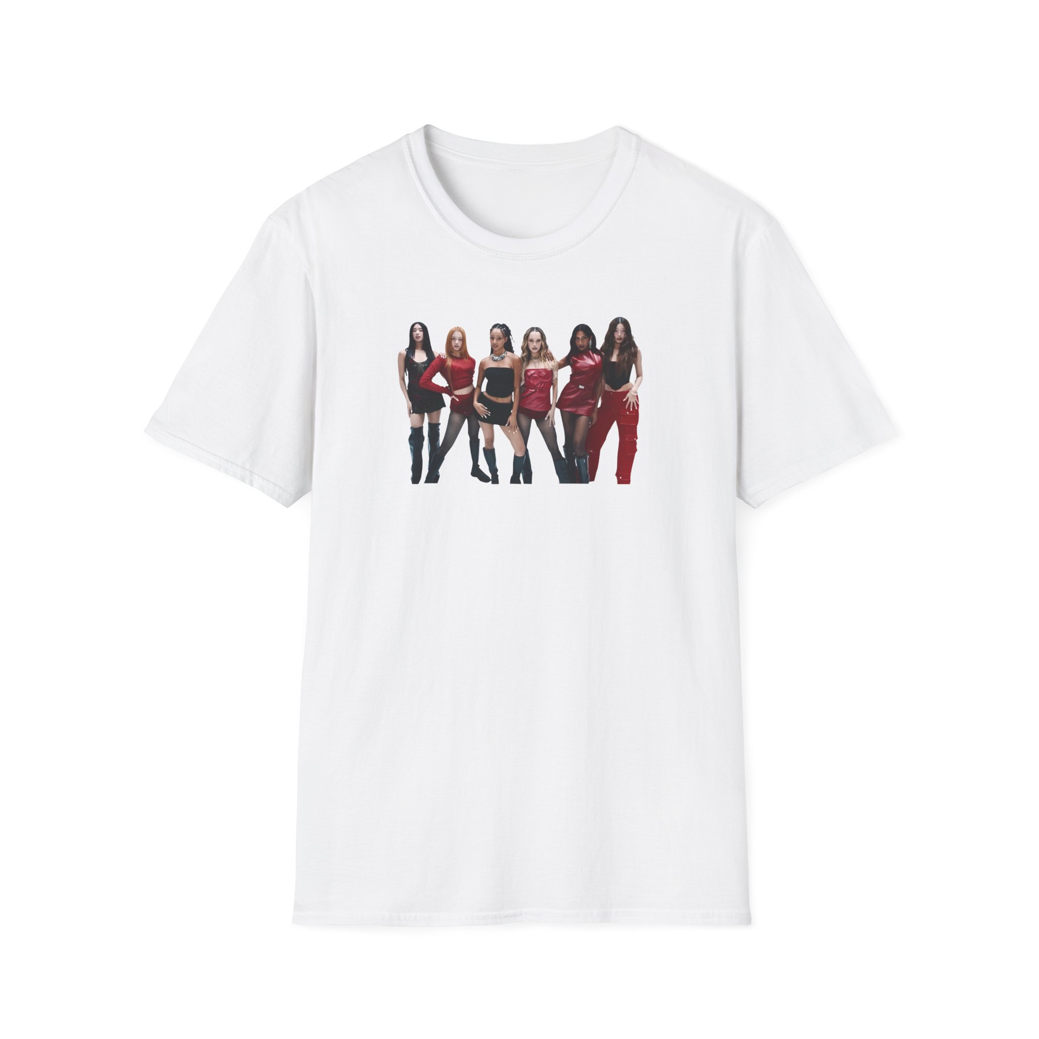 Katseye Red Photo Unisex Softstyle T-Shirt