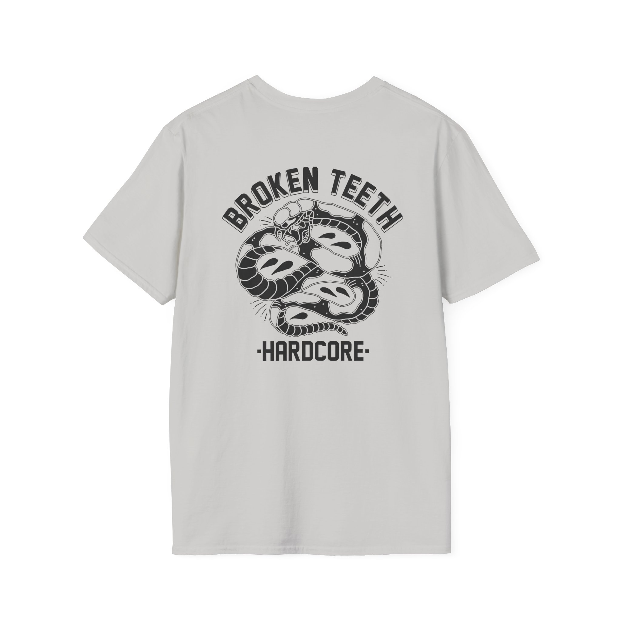 Broken Teeth Snake Unisex Softstyle T-Shirt